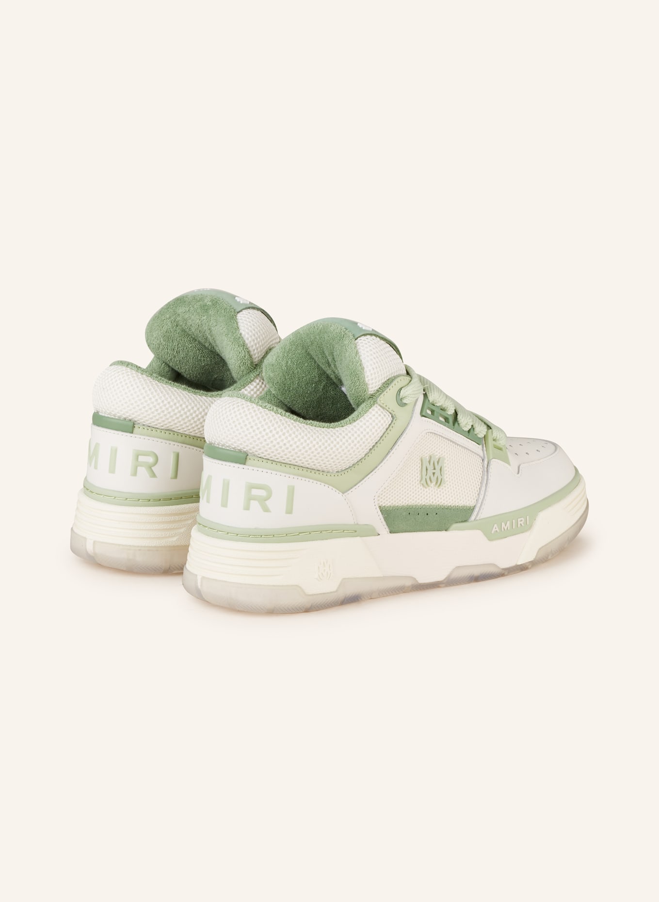 AMIRI Sneakersy MA-1, Kolor: BIAŁY/ MIĘTOWY (Obrazek 2)