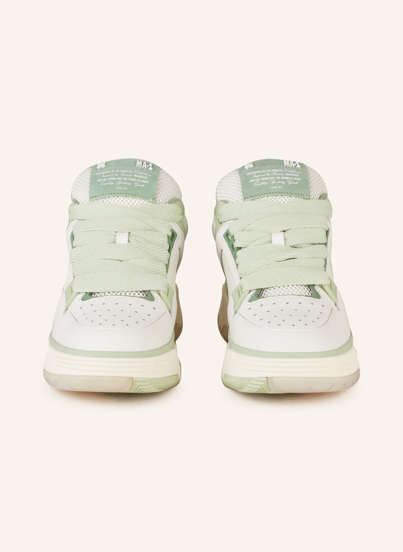 AMIRI Sneakers MA-1, Color: WHITE/ MINT (Image 3)