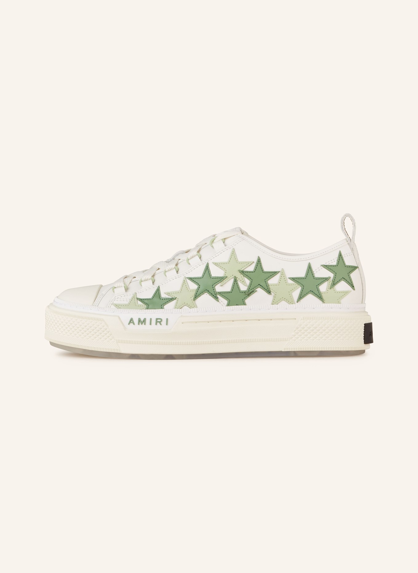 AMIRI Sneaker STARS COURT, Farbe: WEISS/ MINT (Bild 4)
