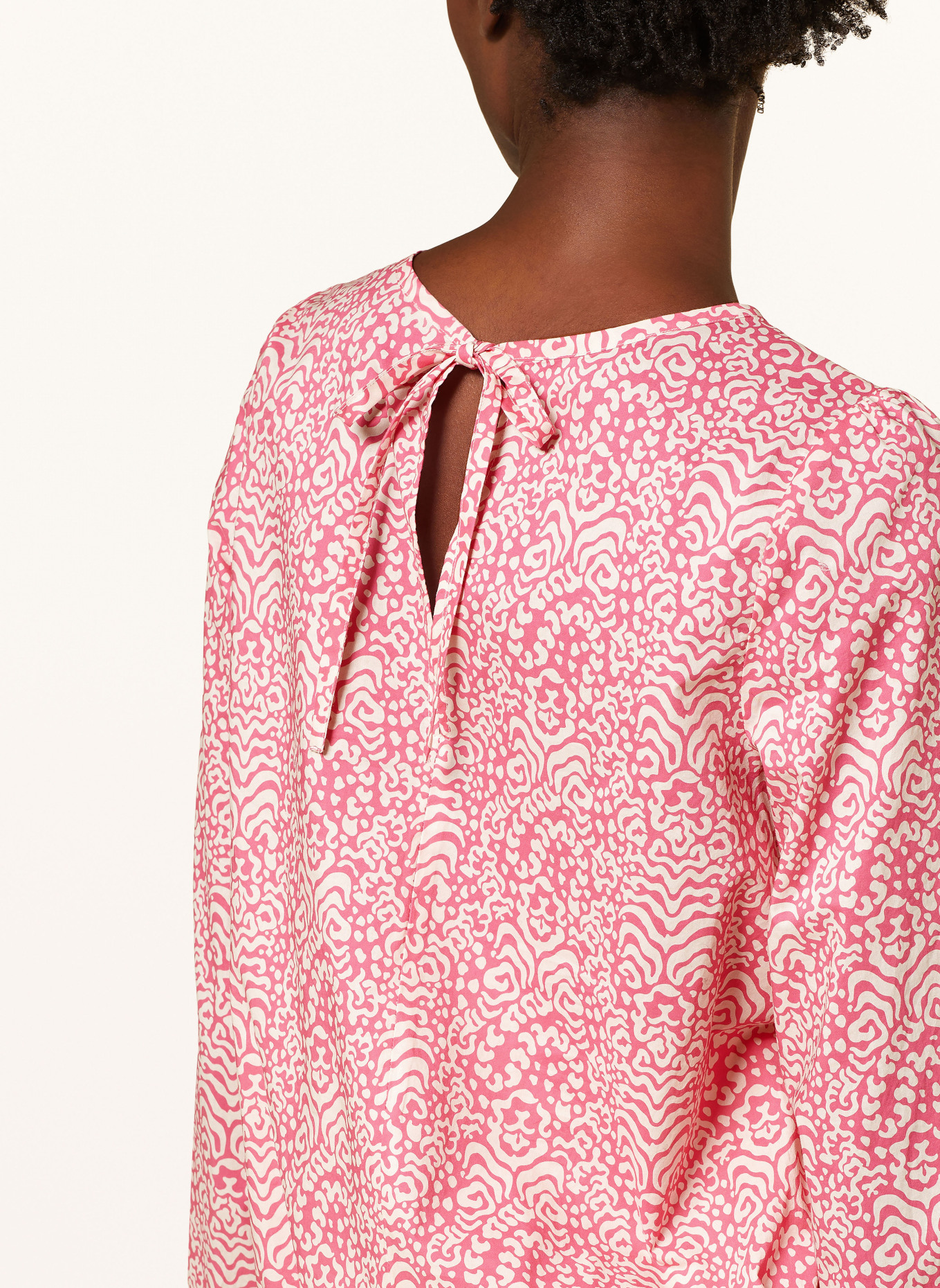 Juvia Shirt blouse NORMA, Color: PINK/ WHITE (Image 5)