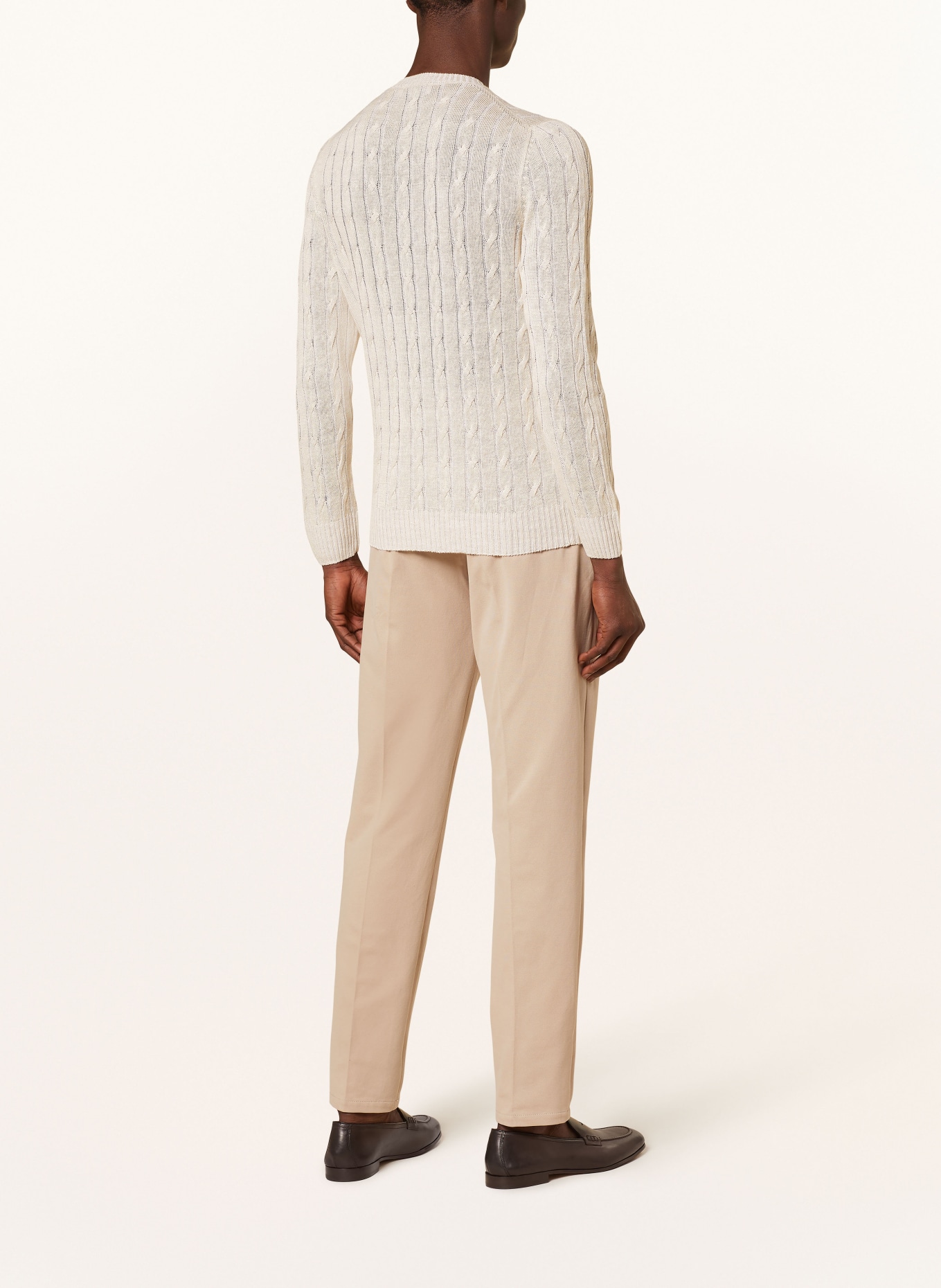 GRAN SASSO Sweater with linen, Color: ECRU (Image 3)