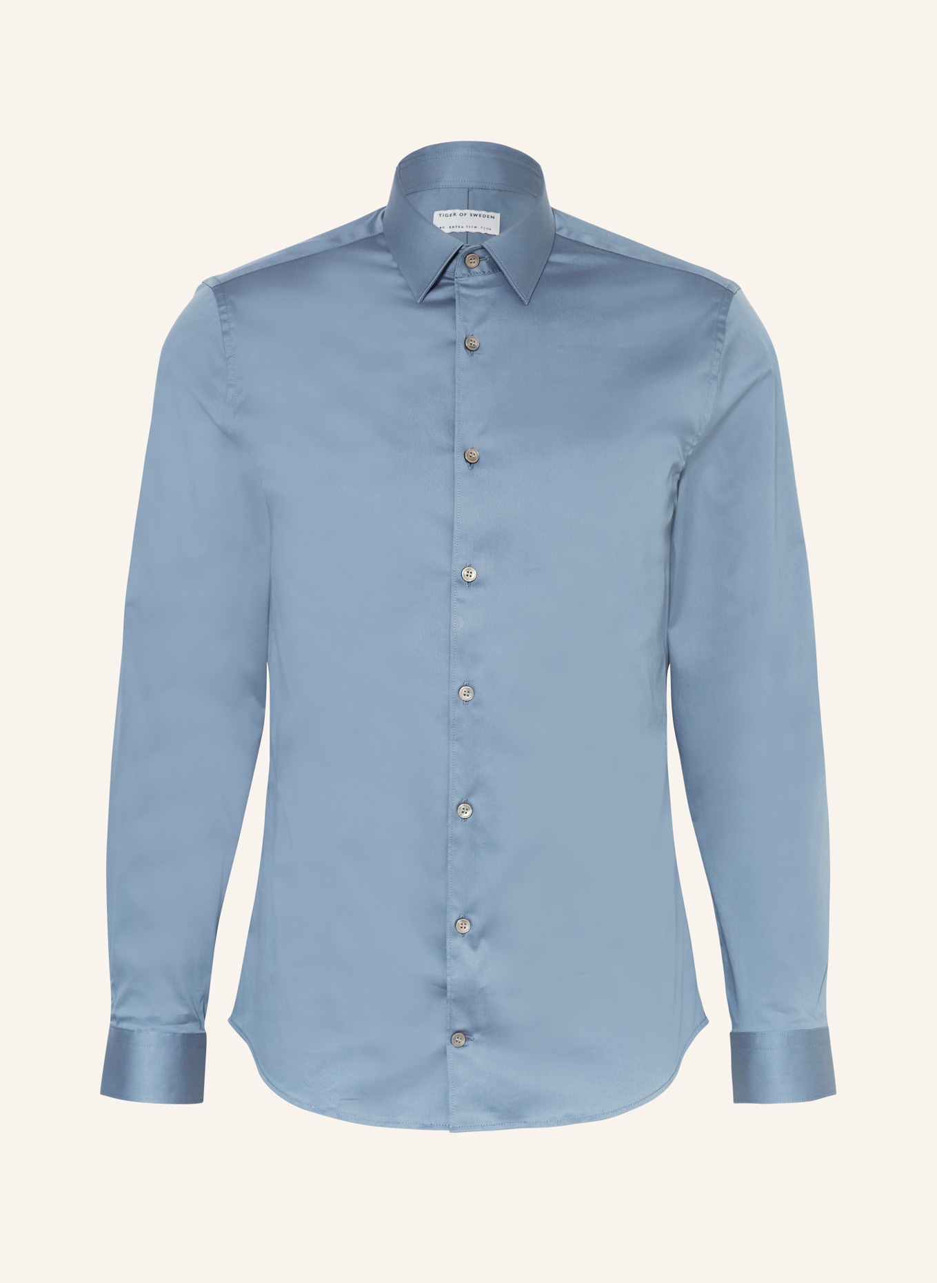 TIGER OF SWEDEN Shirt FILBRODIE extra slim fit, Color: BLUE GRAY (Image 1)