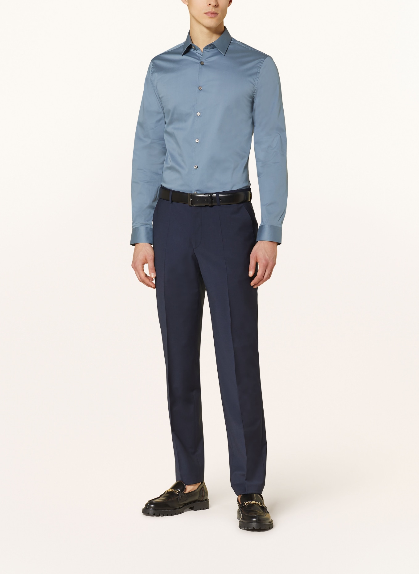 TIGER OF SWEDEN Shirt FILBRODIE extra slim fit, Color: BLUE GRAY (Image 2)