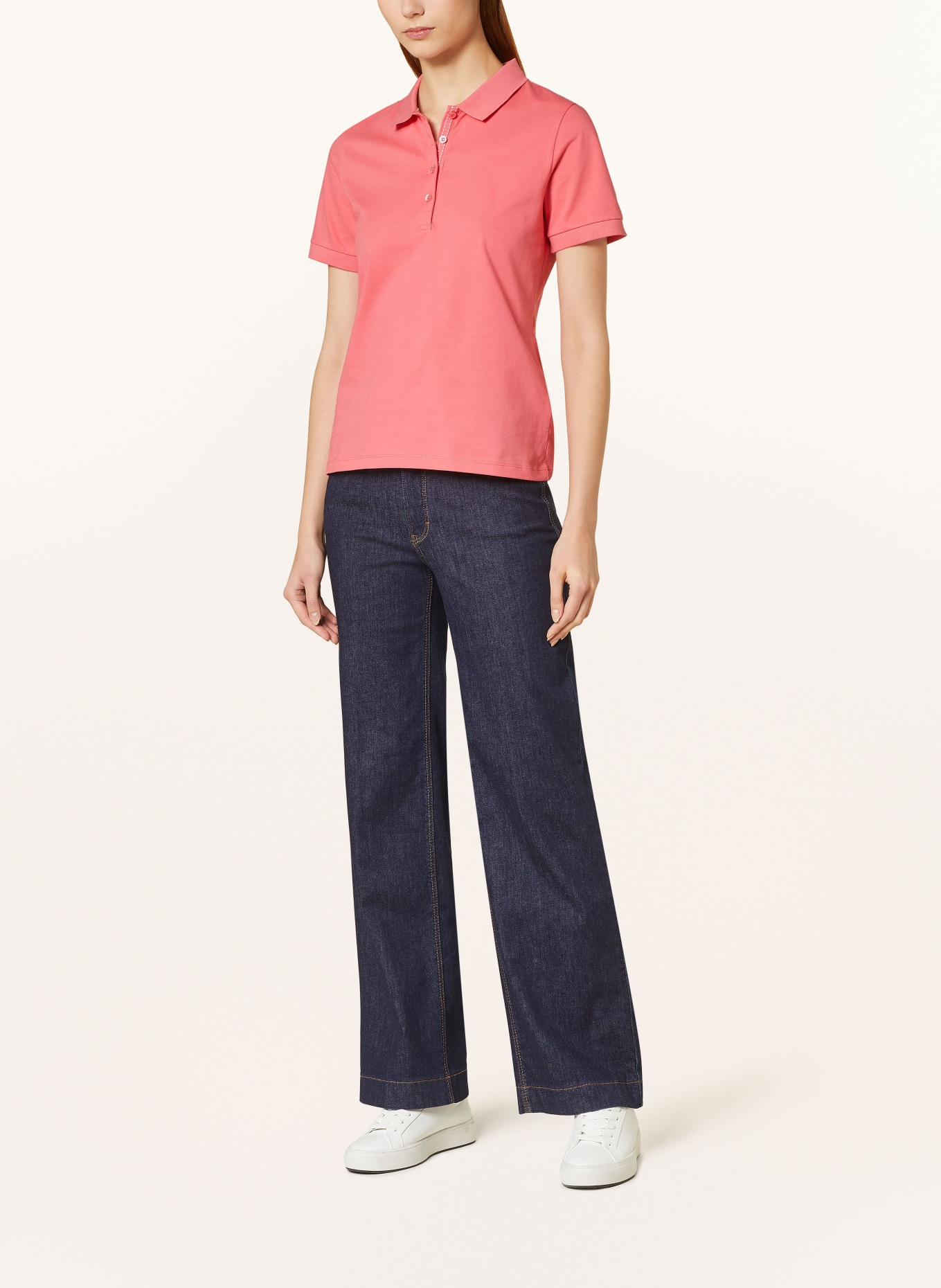 darling harbour Pique polo shirt, Color: KORALLE (Image 2)