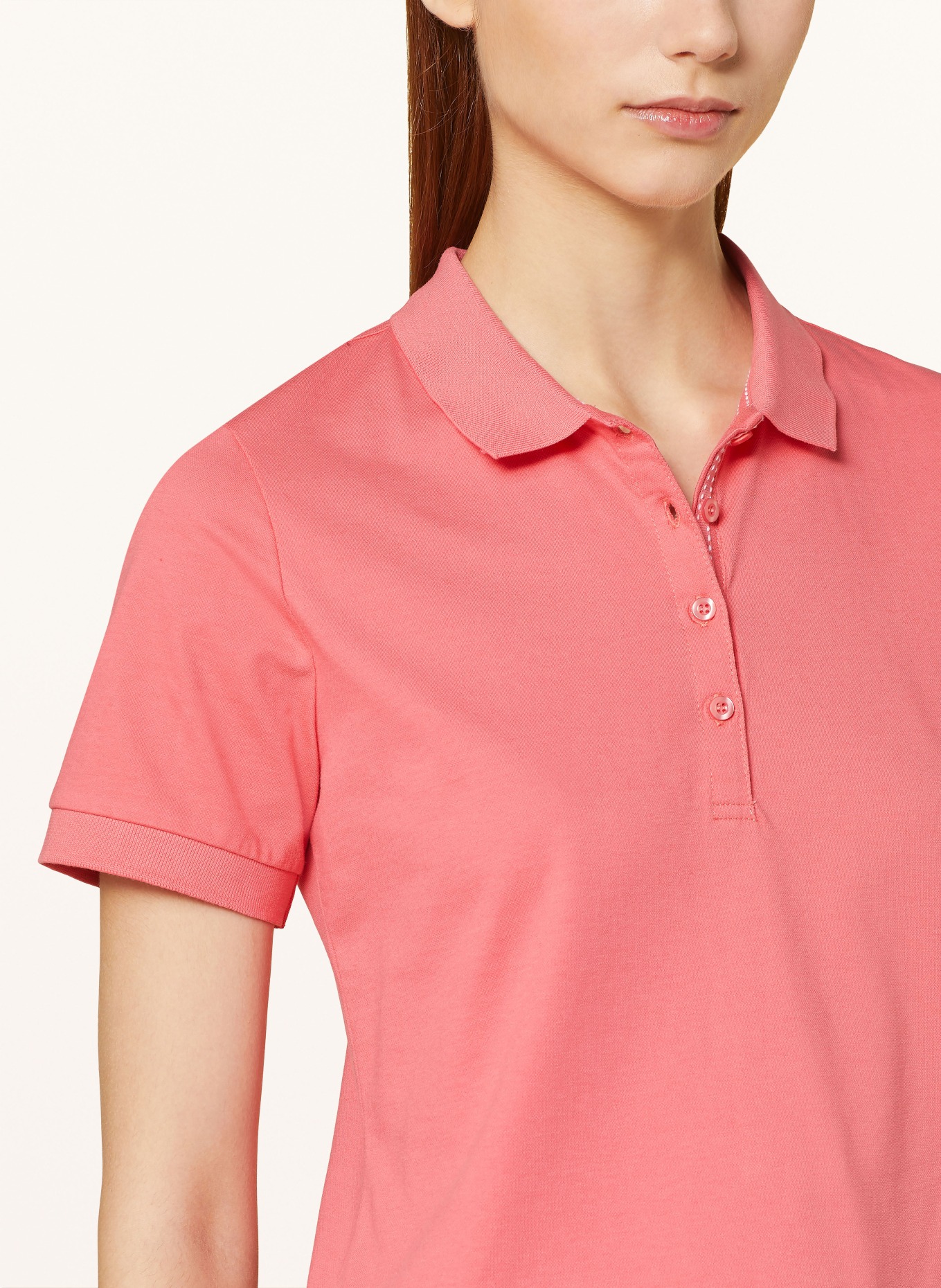 darling harbour Pique polo shirt, Color: KORALLE (Image 4)