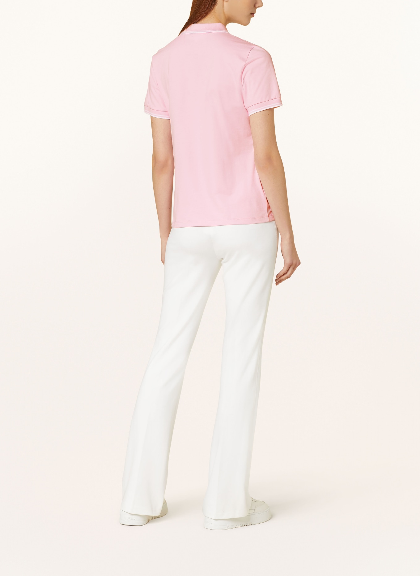 darling harbour Pique polo shirt, Color: BABYROSA/WEISS (Image 3)