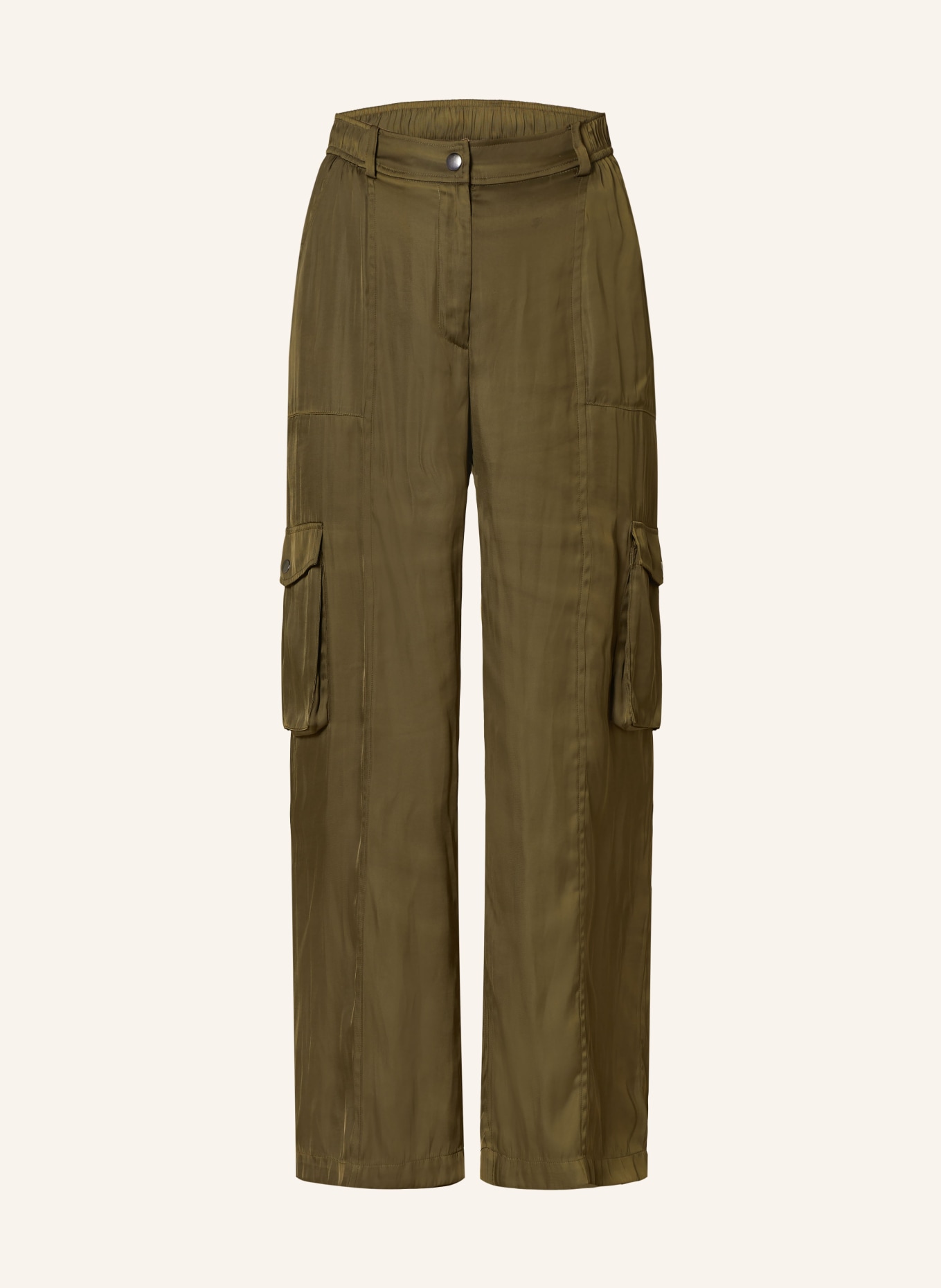 Lala Berlin Cargo pants PEKKA, Color: OLIVE (Image 1)