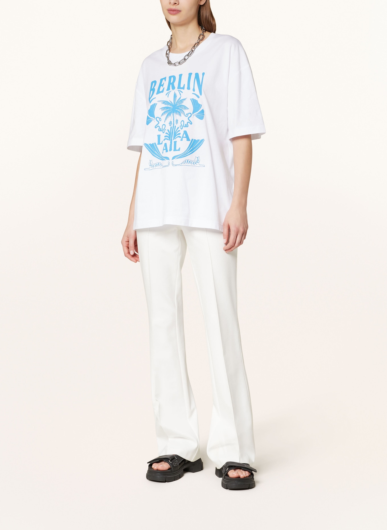 Lala Berlin T-shirt CELIA, Color: WHITE (Image 2)
