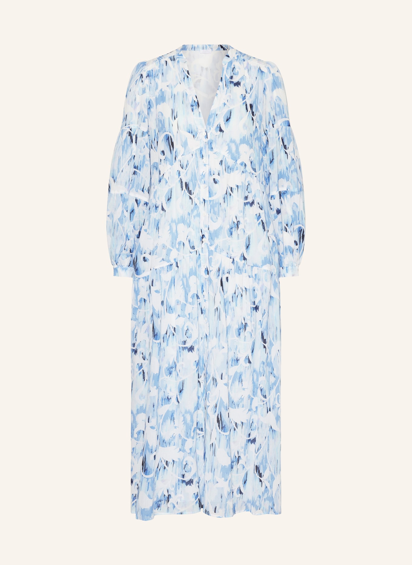 Lala Berlin Shirt dress DINELLA, Color: WHITE/ LIGHT BLUE (Image 1)