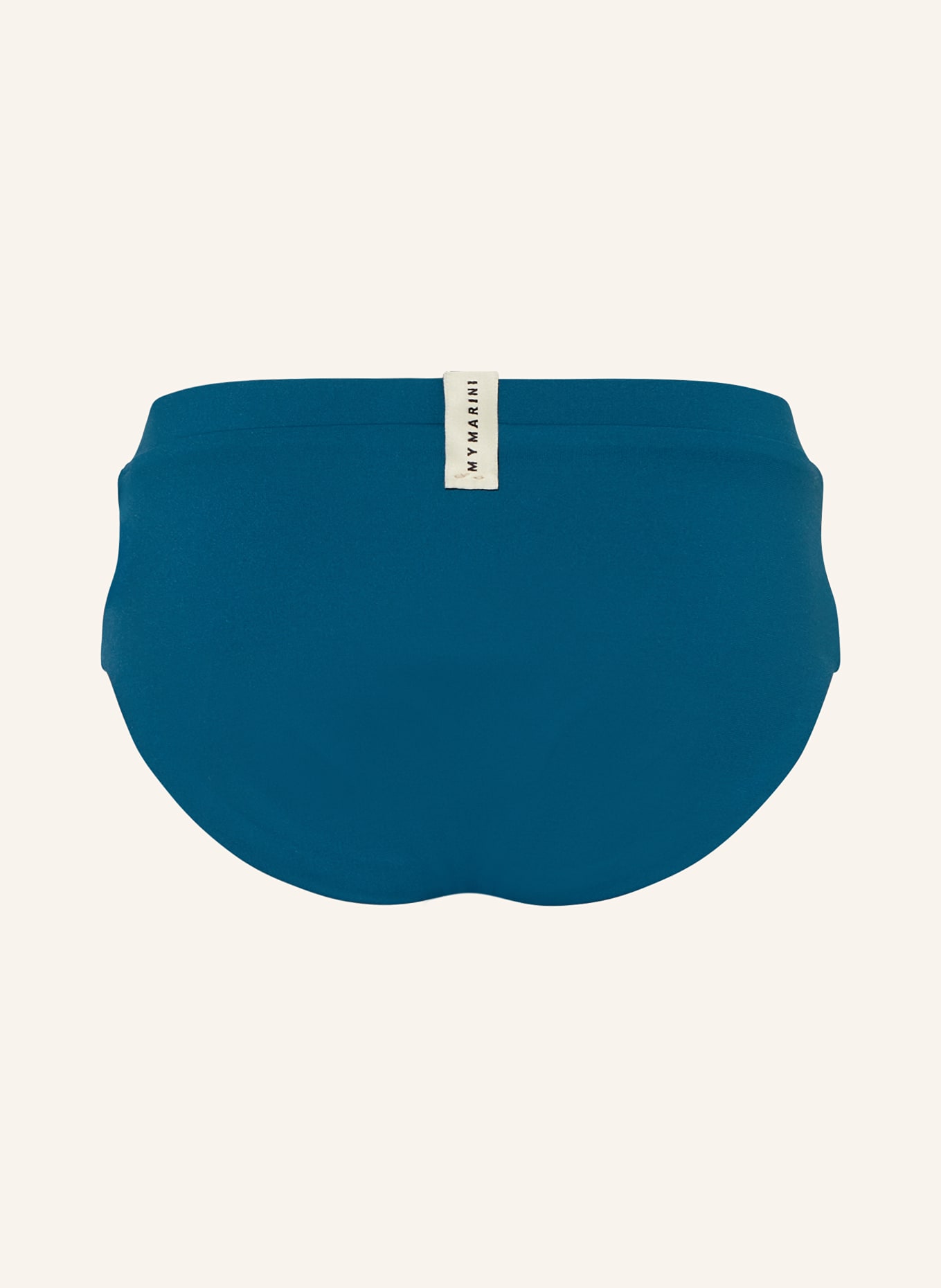 MYMARINI Basic-Bikini-Hose MINI zum Wenden mit UV-Schutz 50+, Farbe: PETROL/ MINT (Bild 2)