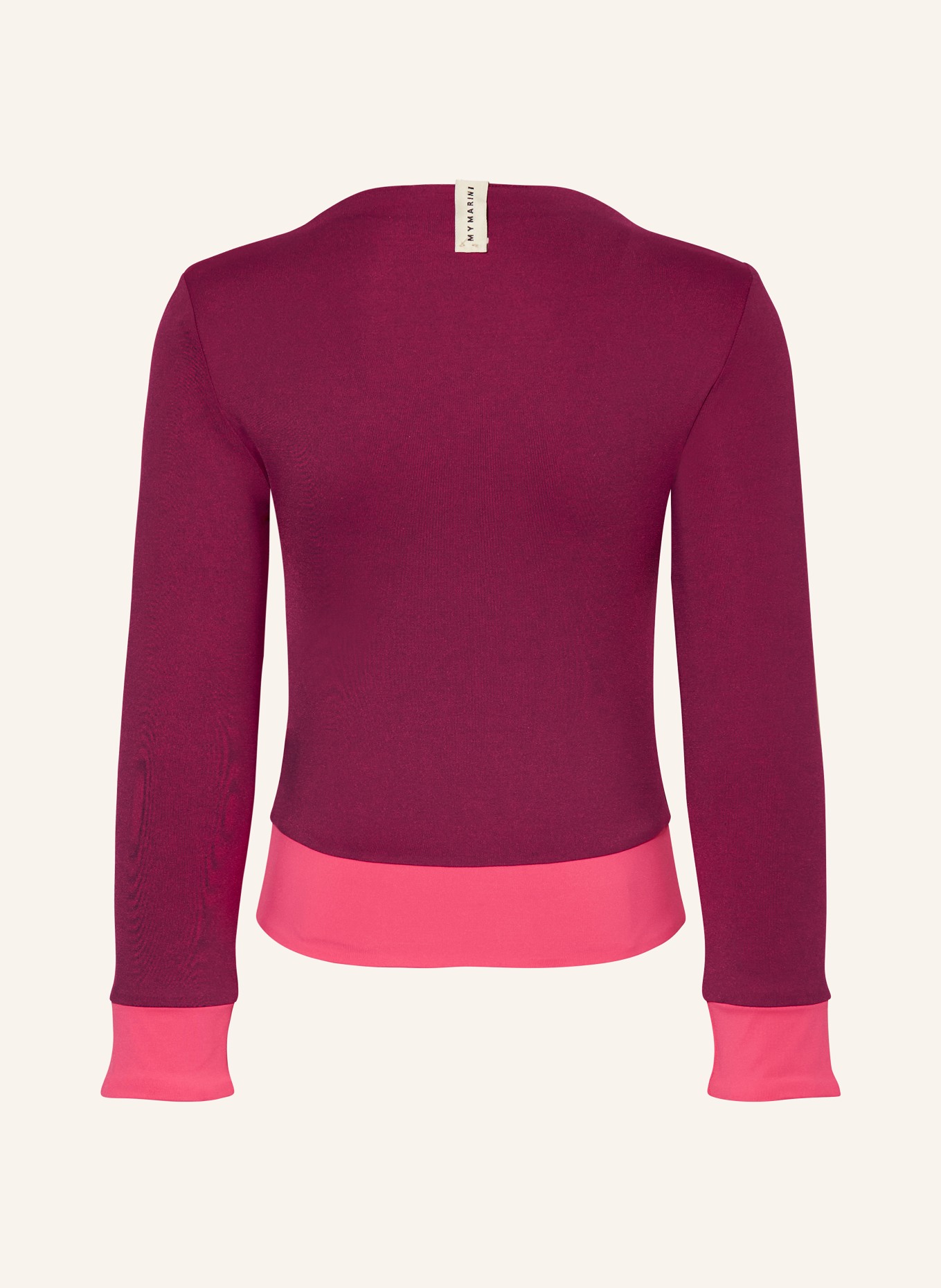 MYMARINI Longsleeve SURFSHIRT zum Wenden mit UV-Schutz 50+: FUCHSIA / PINK