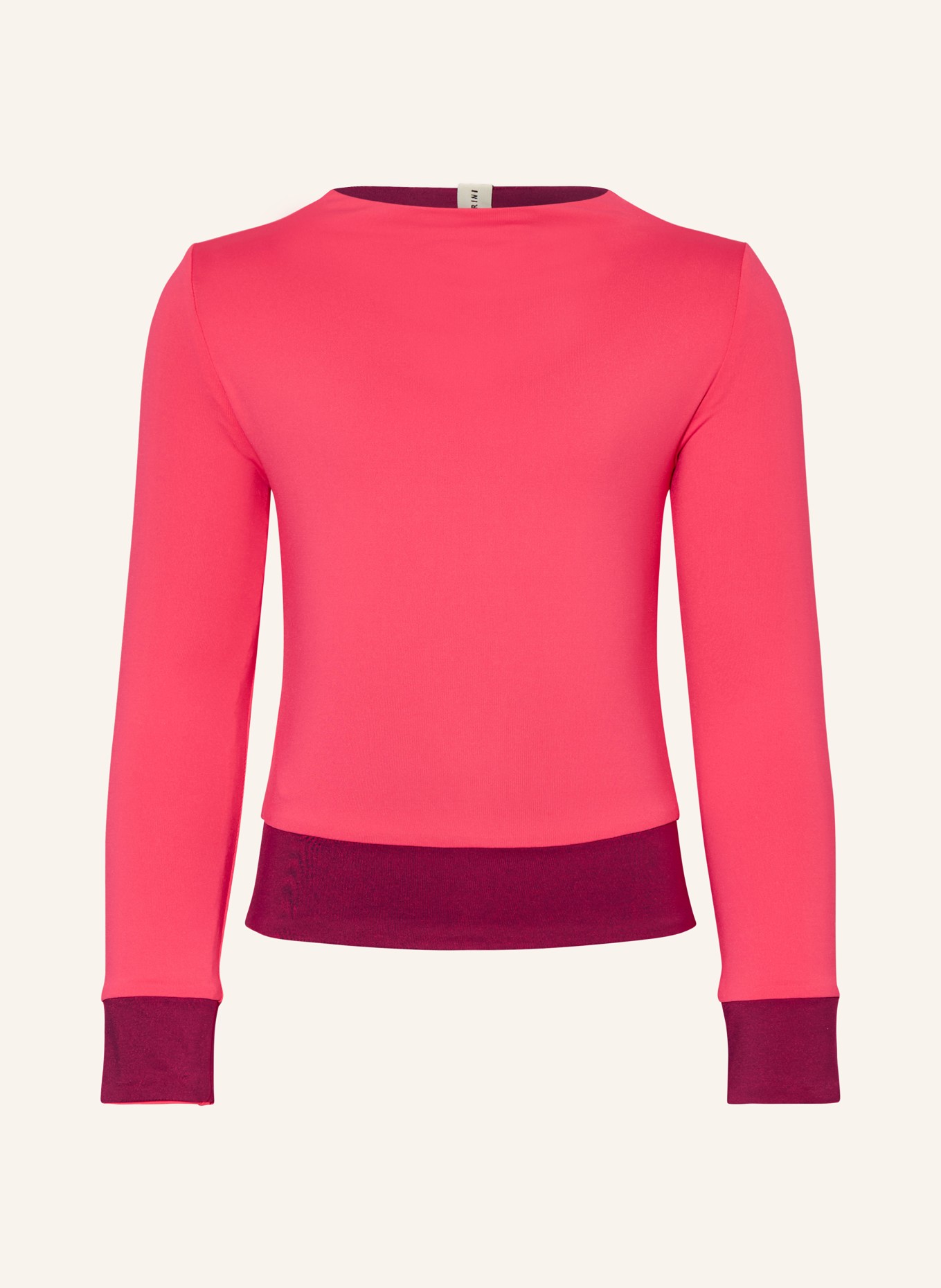 MYMARINI Longsleeve SURFSHIRT zum Wenden mit UV-Schutz 50+: FUCHSIA / PINK