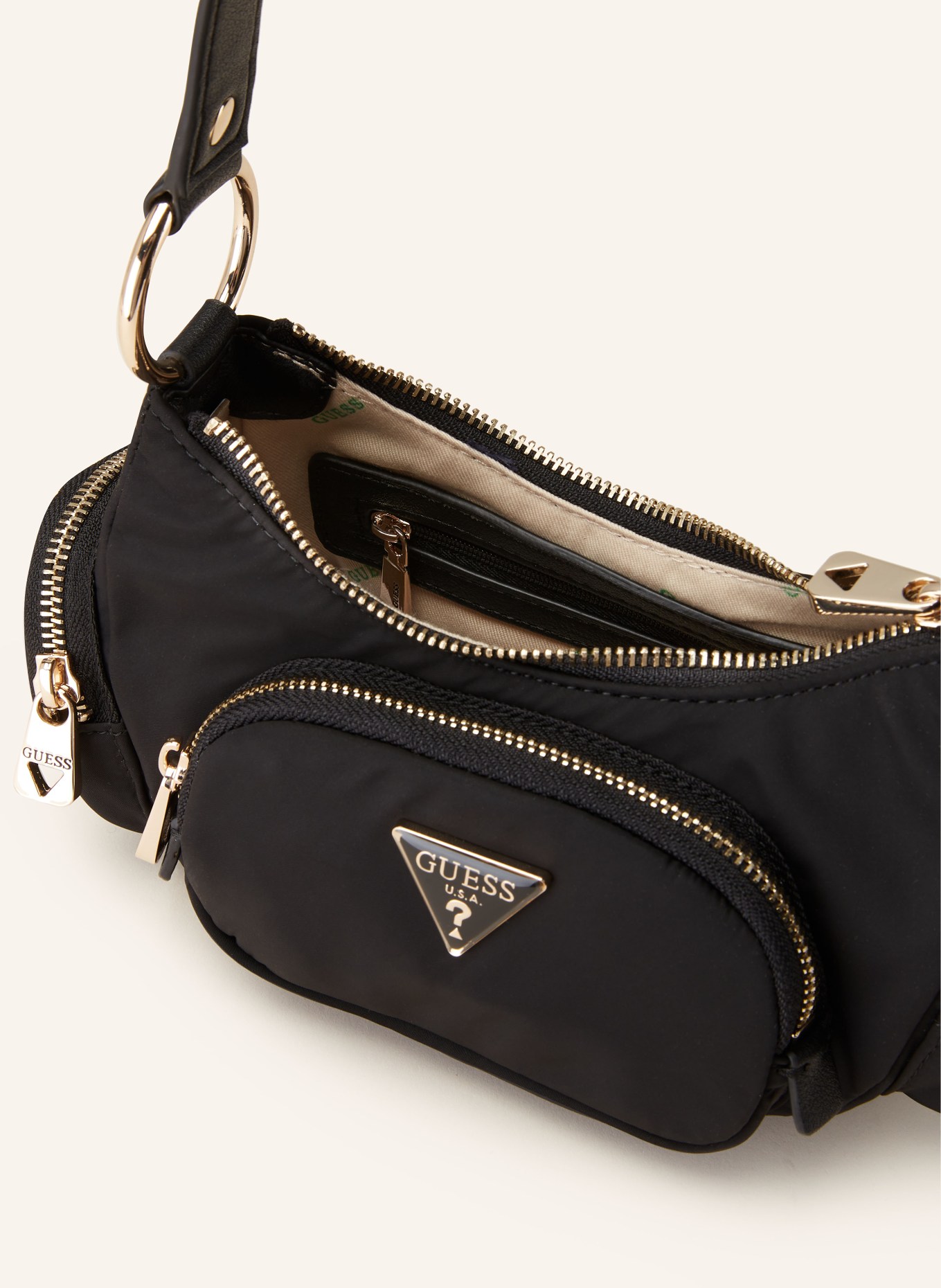 GUESS Handbag GEMMA MINI, Color: BLACK (Image 3)