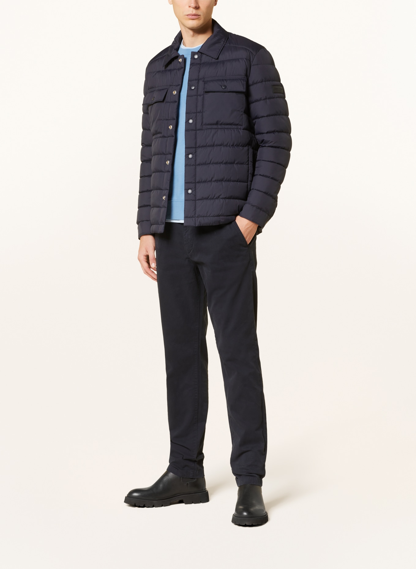 Marc O'Polo Quilted jacket, Color: DARK BLUE (Image 2)