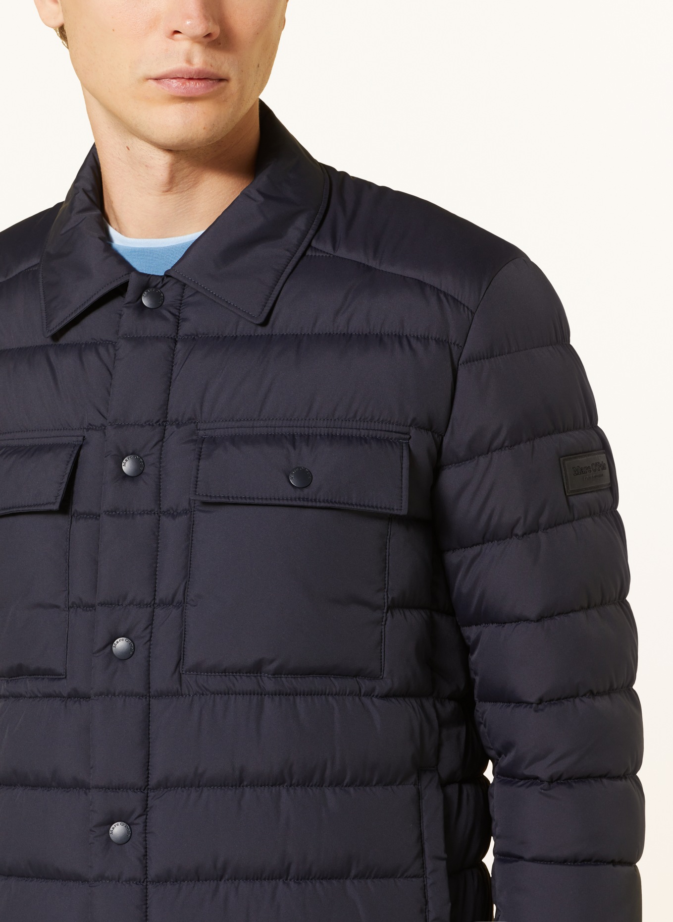 Marc O'Polo Quilted jacket, Color: DARK BLUE (Image 4)