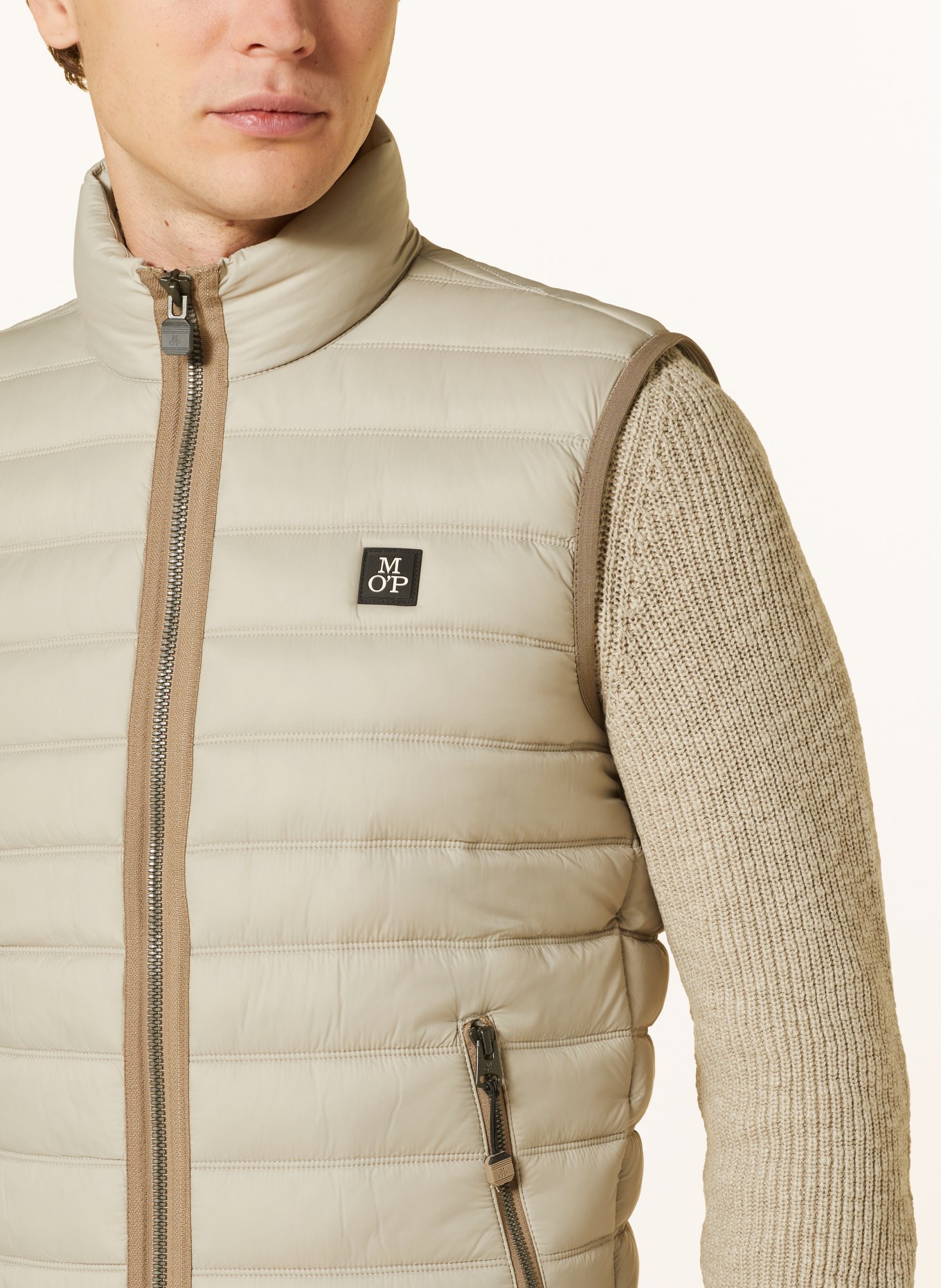 Marc O'Polo Quilted vest, Color: LIGHT BROWN (Image 4)