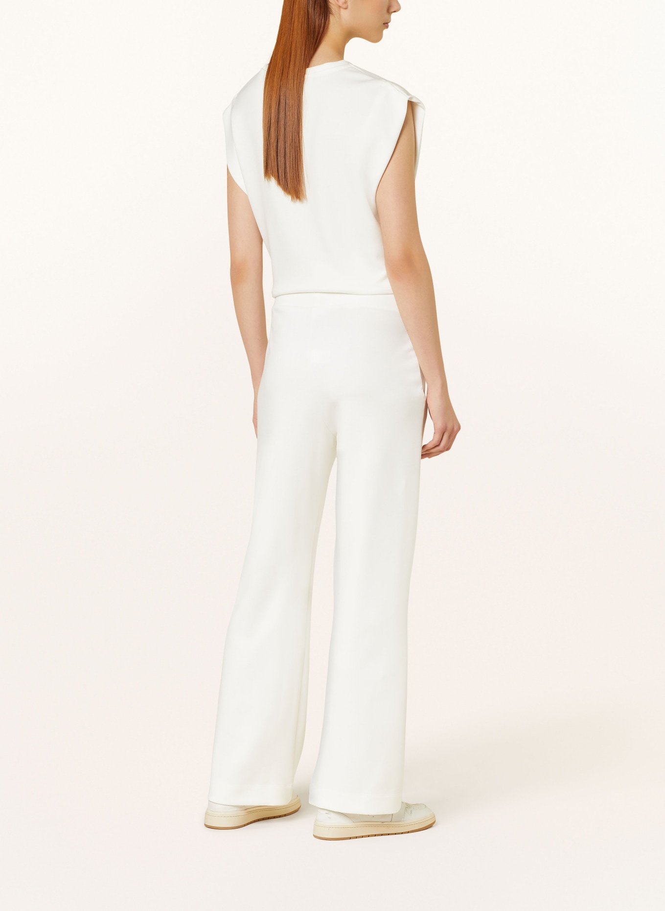 darling harbour Wide leg trousers, Color: OFFWHITE (Image 3)