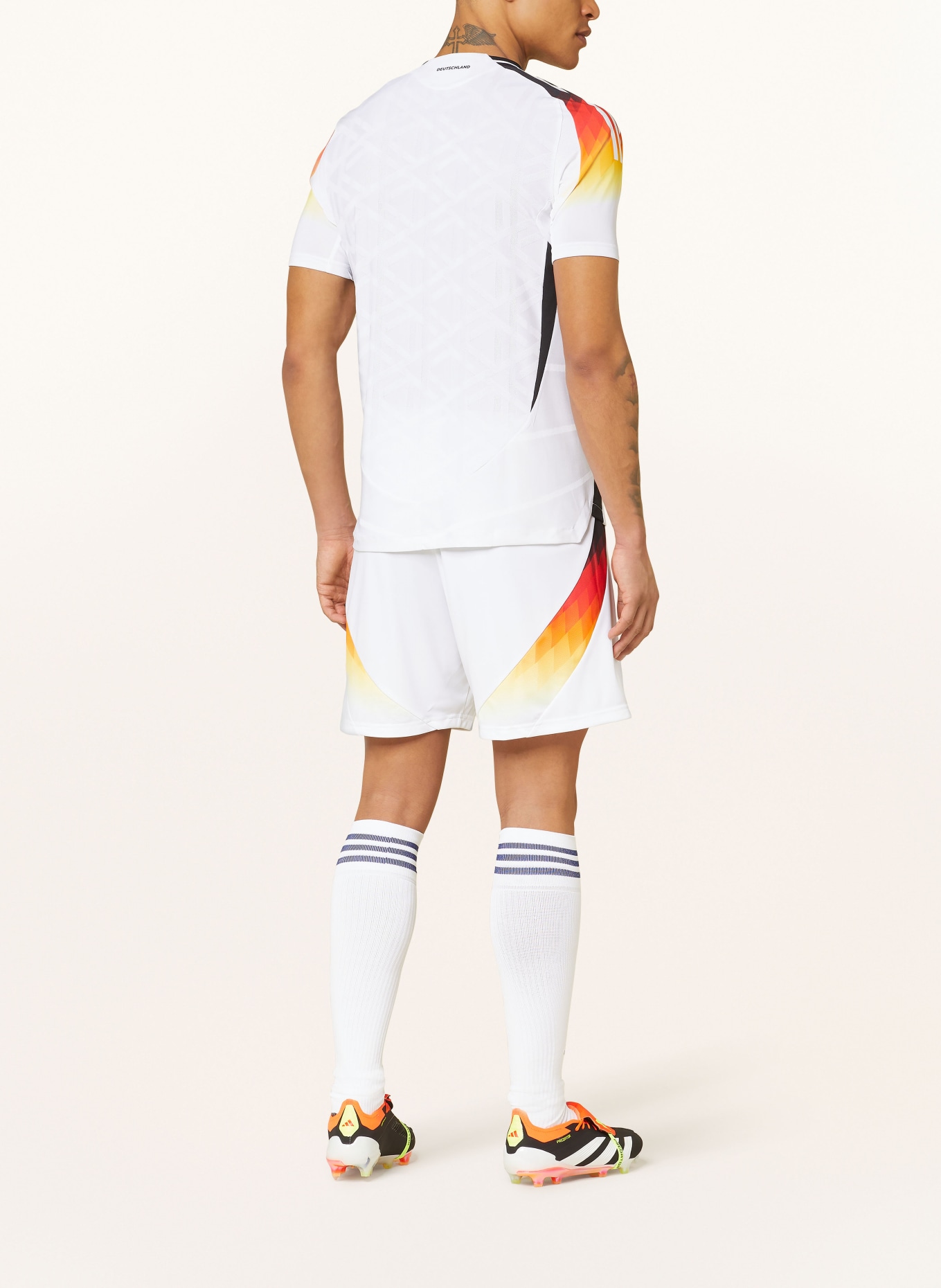 adidas Koszulka domowa NIEMCY 24 dla mężczyzn, Kolor: BIAŁY/ CZERWONY/ CZARNY (Obrazek 3)