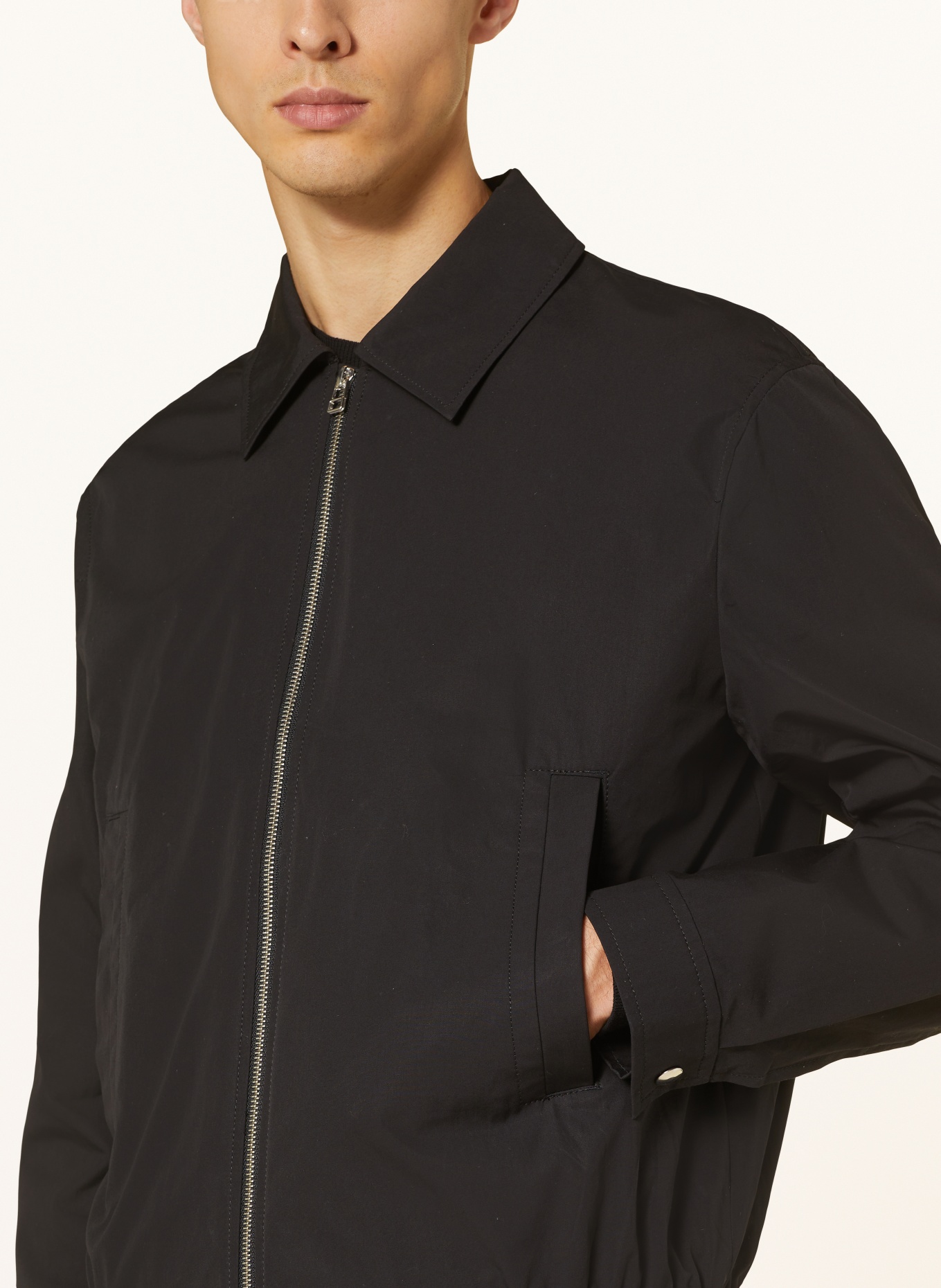 CLOSED Bomber jacket, Color: BLACK (Image 4)