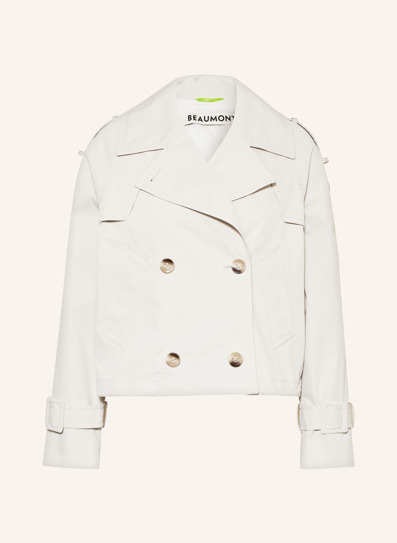 BEAUMONT Trench coat FAY, Color: CREAM (Image 1)