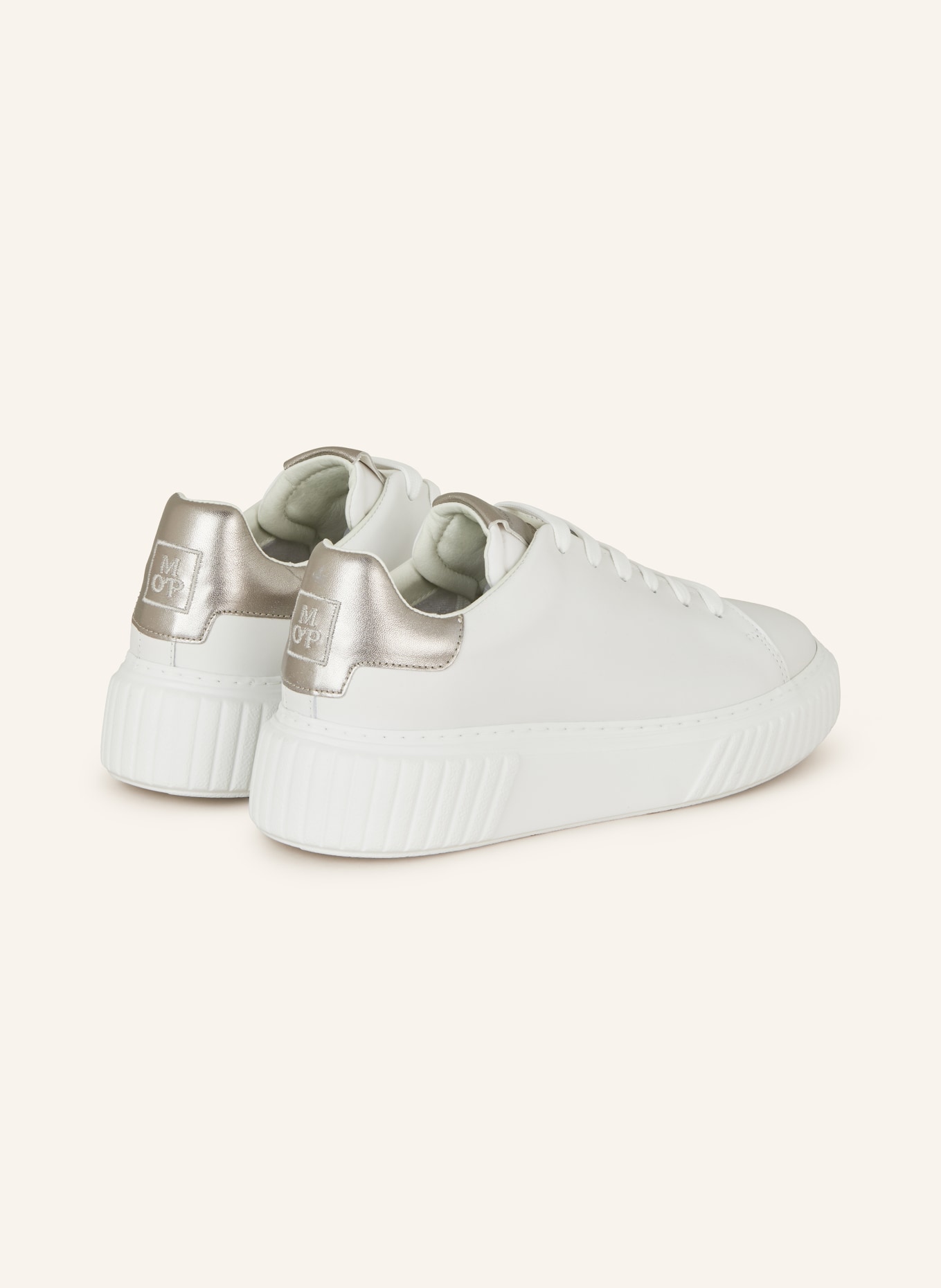 Marc O'Polo Sneaker, Farbe: WEISS/ SILBER (Bild 2)