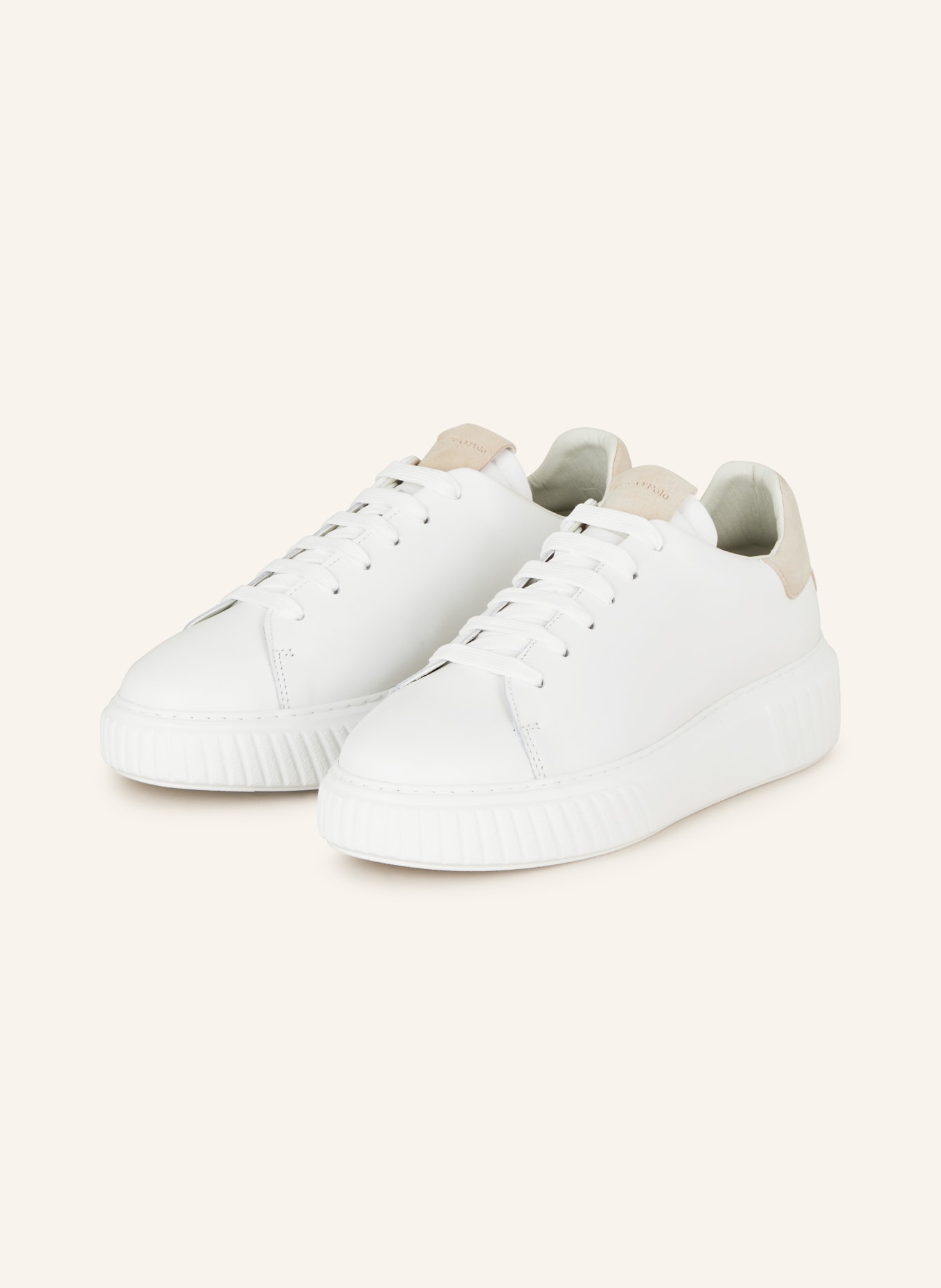 Marc O'Polo Sneakers, Color: WHITE/ BEIGE (Image 1)