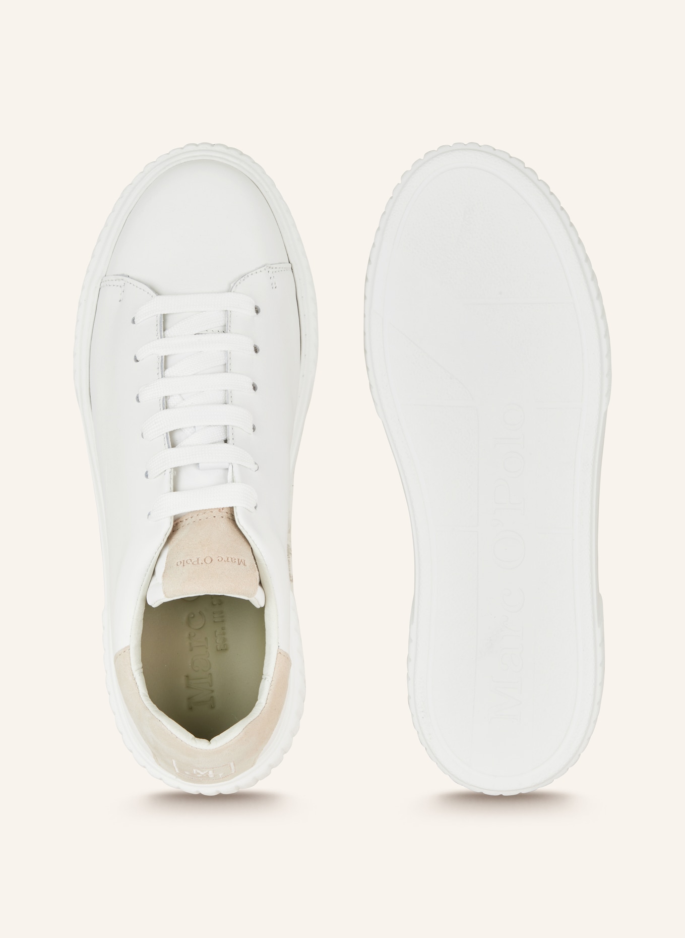 Marc O'Polo Sneakers, Color: WHITE/ BEIGE (Image 5)