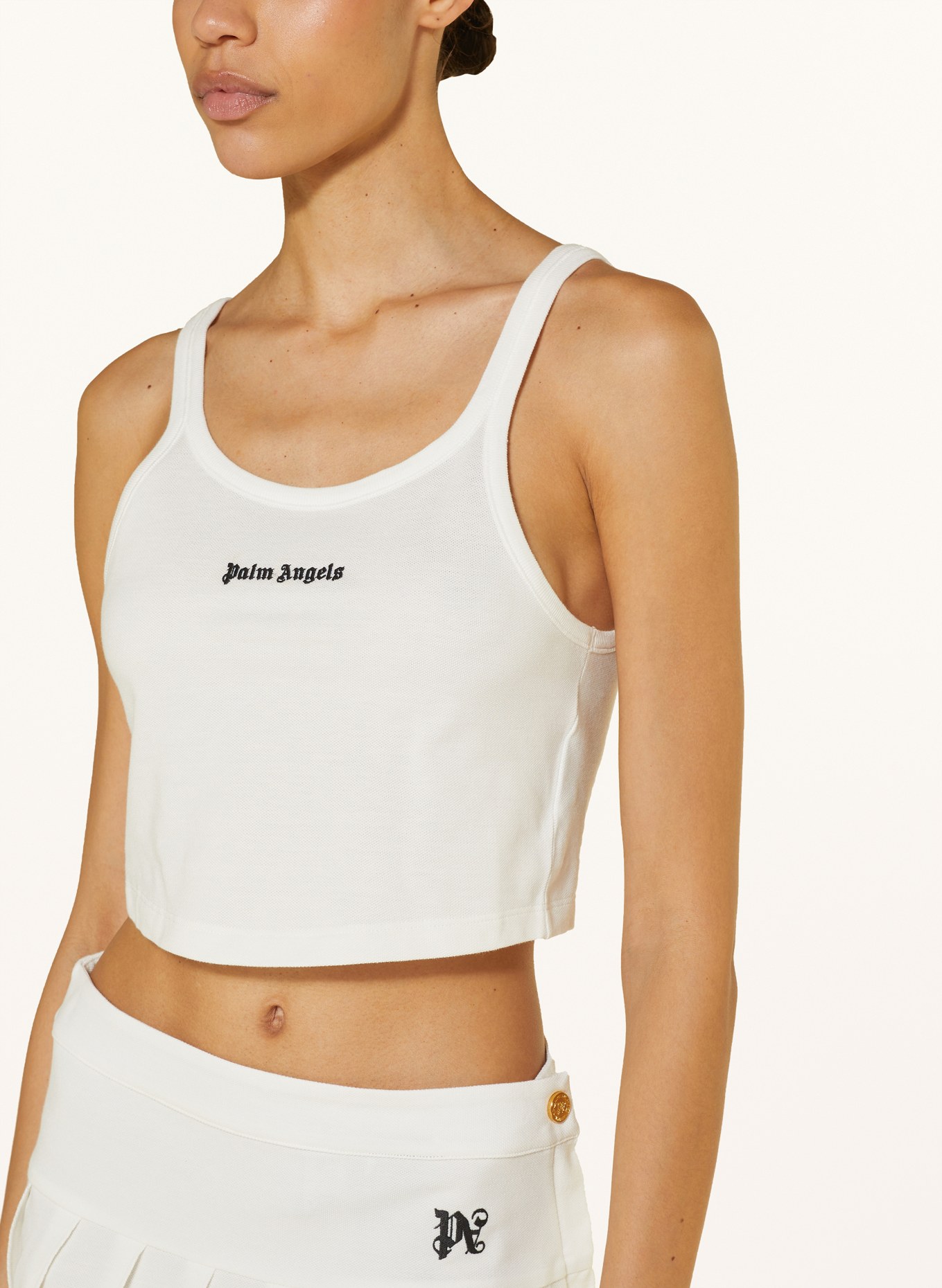 Palm Angels Cropped-Top, Farbe: WEISS (Bild 4)