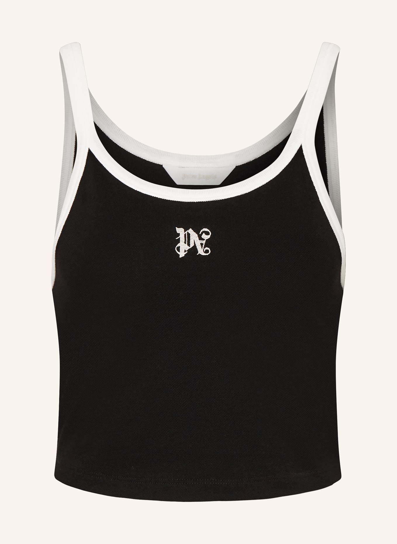 Palm Angels Tank top in black/ white