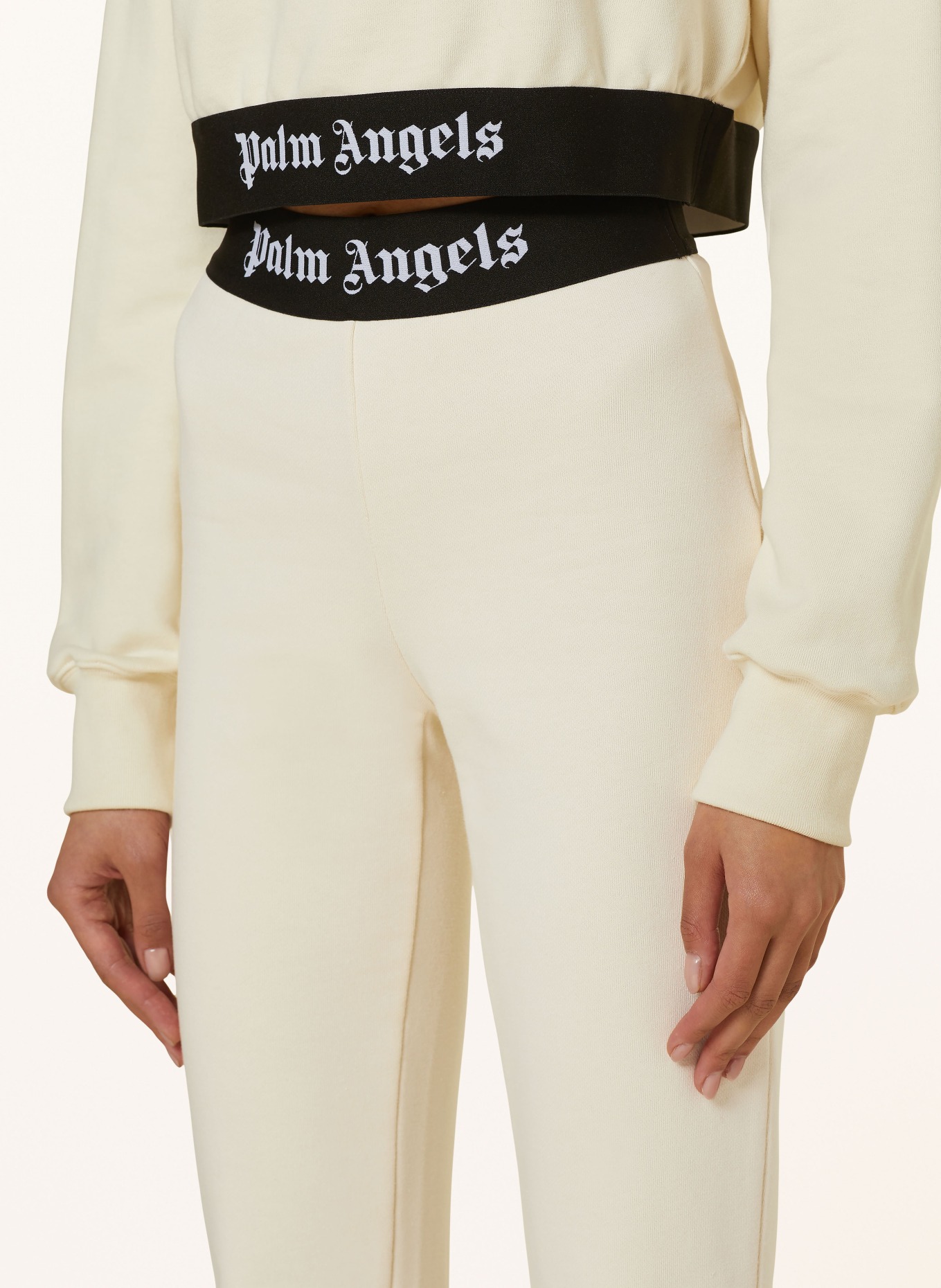 Palm Angels Sweatpants, Color: ECRU (Image 5)