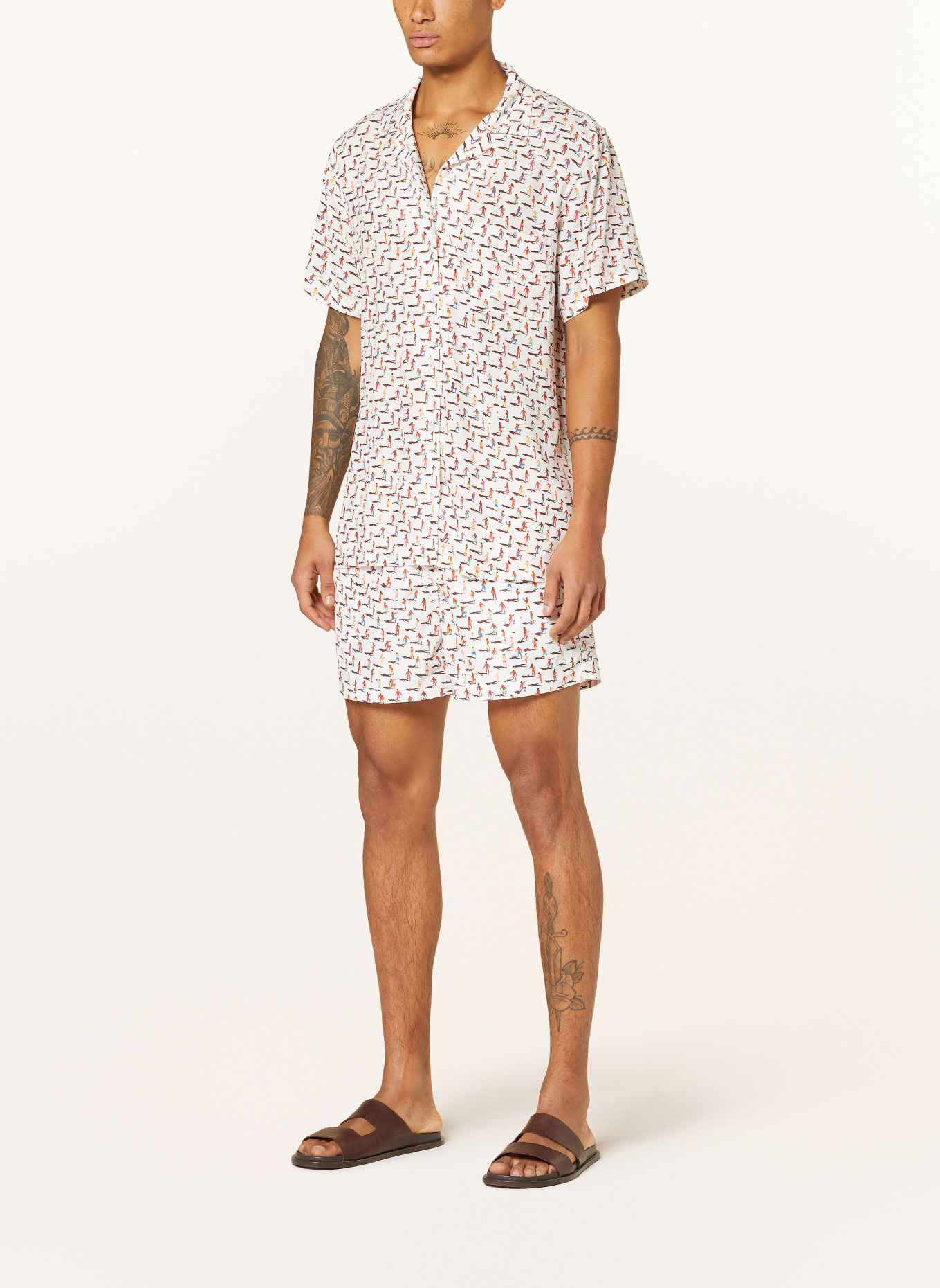 arrels BARCELONA Resort shirt ALTHINIA × MALIKA FAVRE comfort fit, Color: WHITE (Image 2)