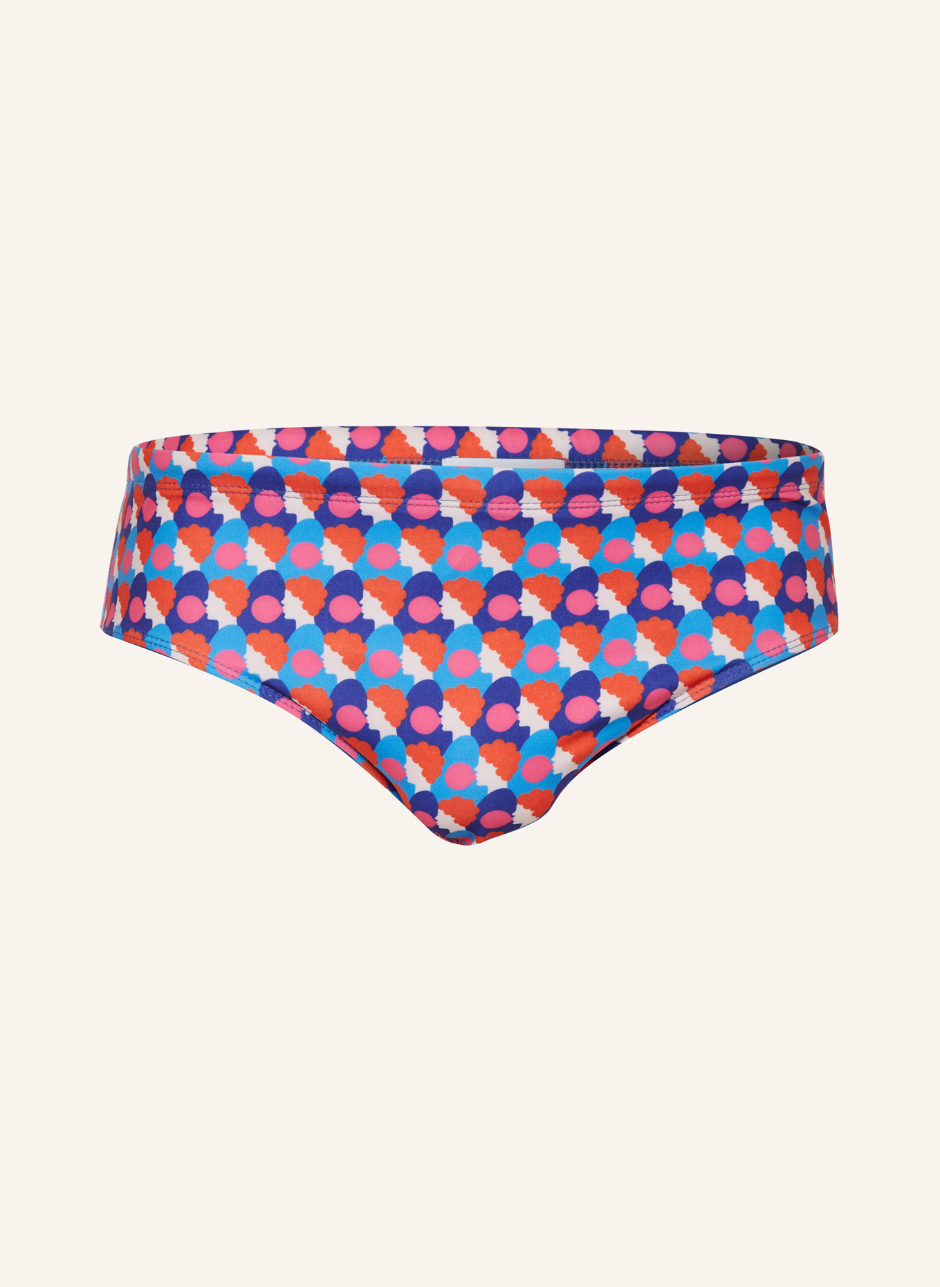 arrels BARCELONA Swim brief PINK BUBBLEGUM × OLIMPIA ZAGNOLI, Color: BLUE/ PINK/ RED (Image 1)