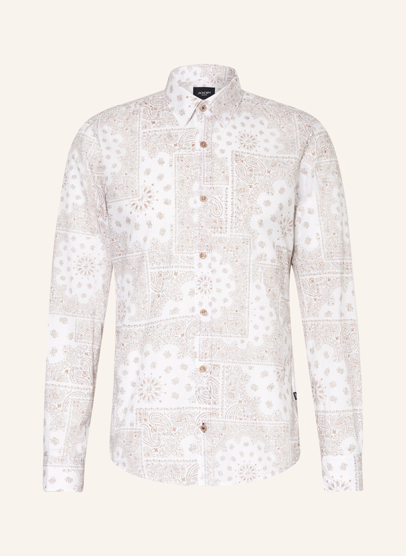 JOOP! JEANS Shirt HANSON modern fit, Color: WHITE/ BROWN (Image 1)