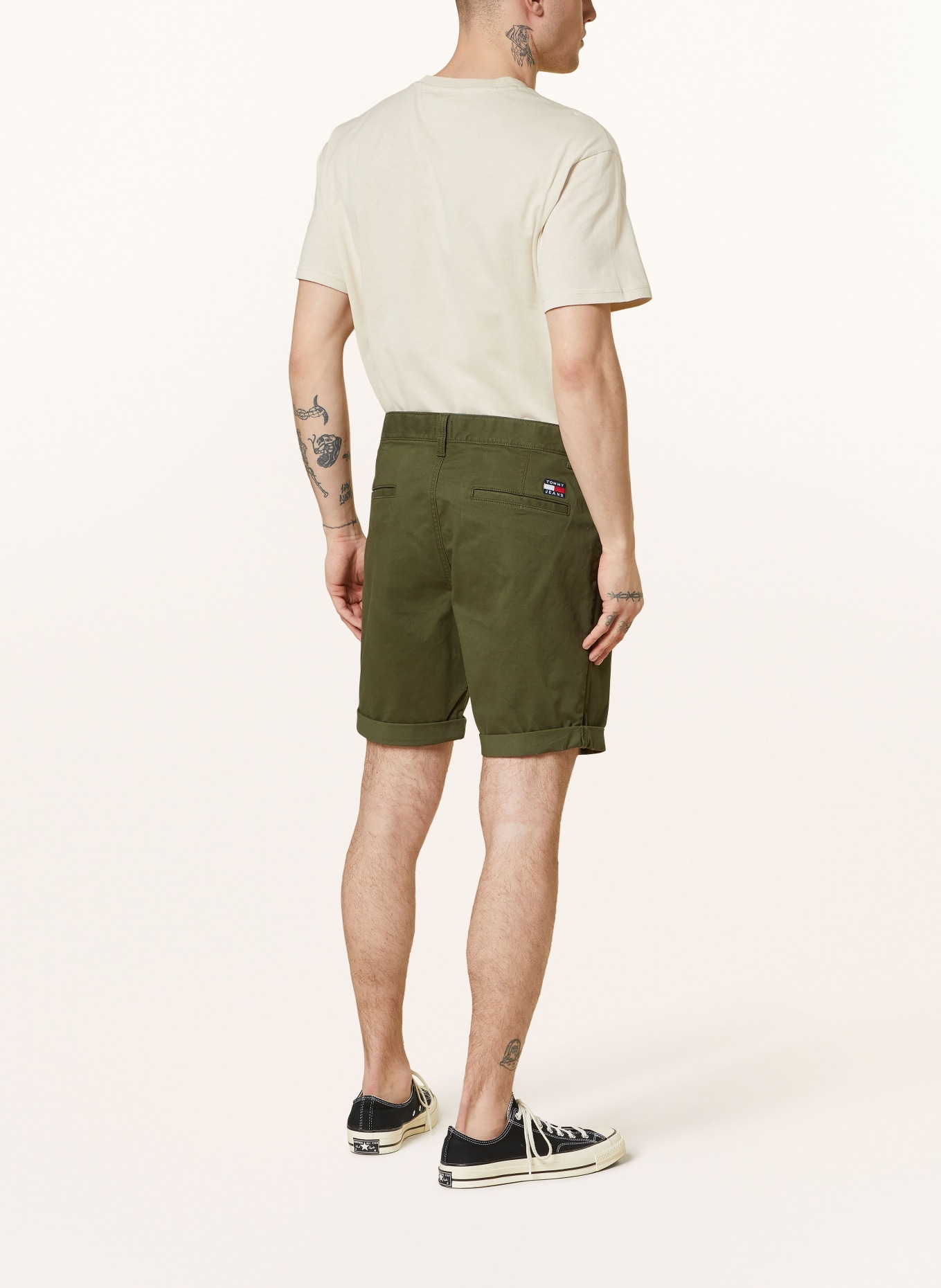 TOMMY JEANS Chinoshorts SCANTON, Farbe: OLIV (Bild 3)