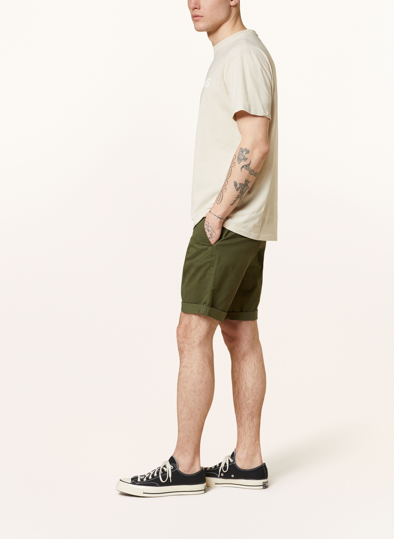 TOMMY JEANS Chinoshorts SCANTON, Farbe: OLIV (Bild 4)