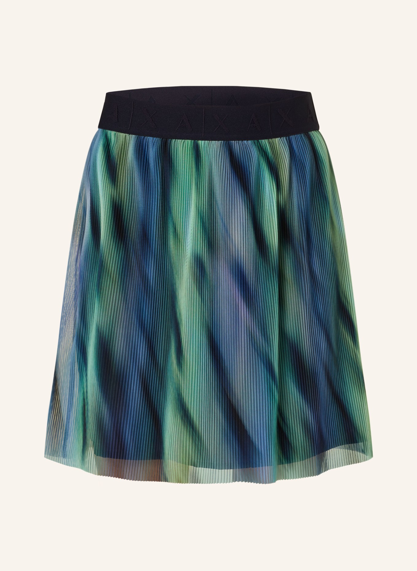 ARMANI EXCHANGE Pleated skirt, Color: GREEN/ BLUE (Image 1)