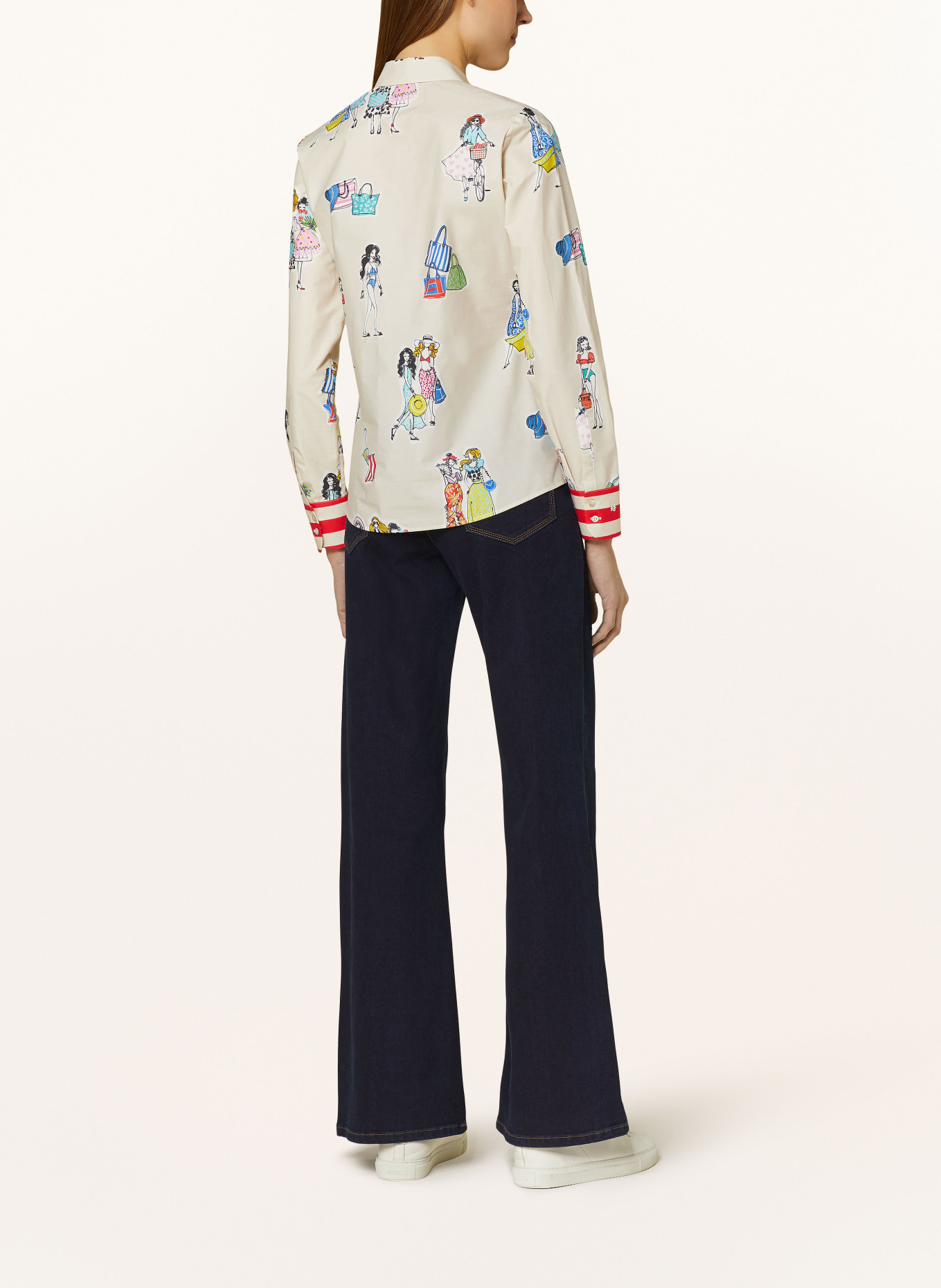 van Laack Shirt blouse CELLA, Color: BEIGE (Image 3)