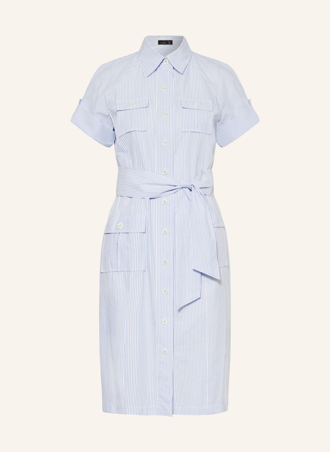 van Laack Shirt dress KERRY-SVKO, Color: LIGHT BLUE/ WHITE (Image 1)