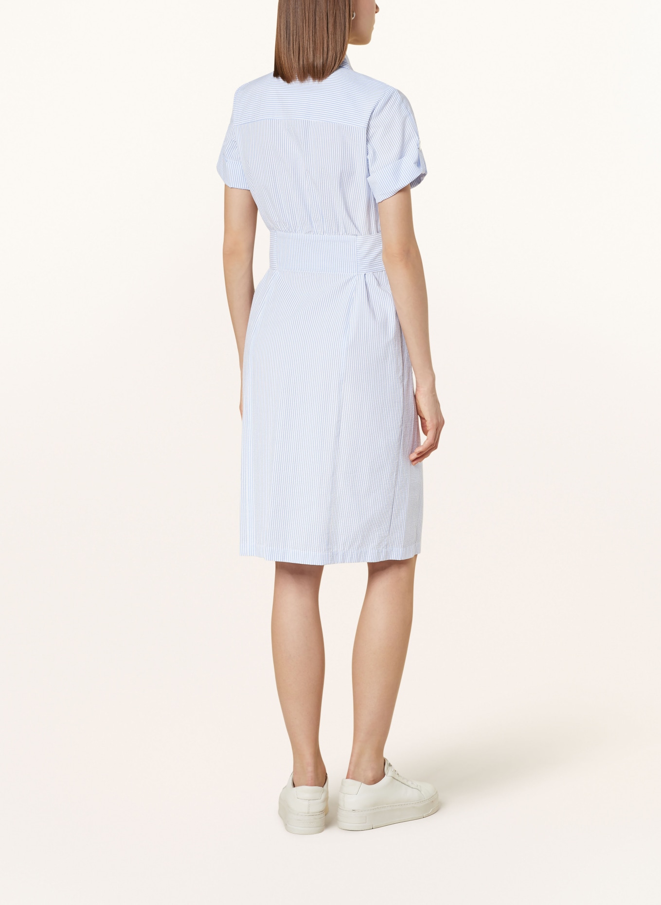 van Laack Shirt dress KERRY-SVKO, Color: LIGHT BLUE/ WHITE (Image 3)