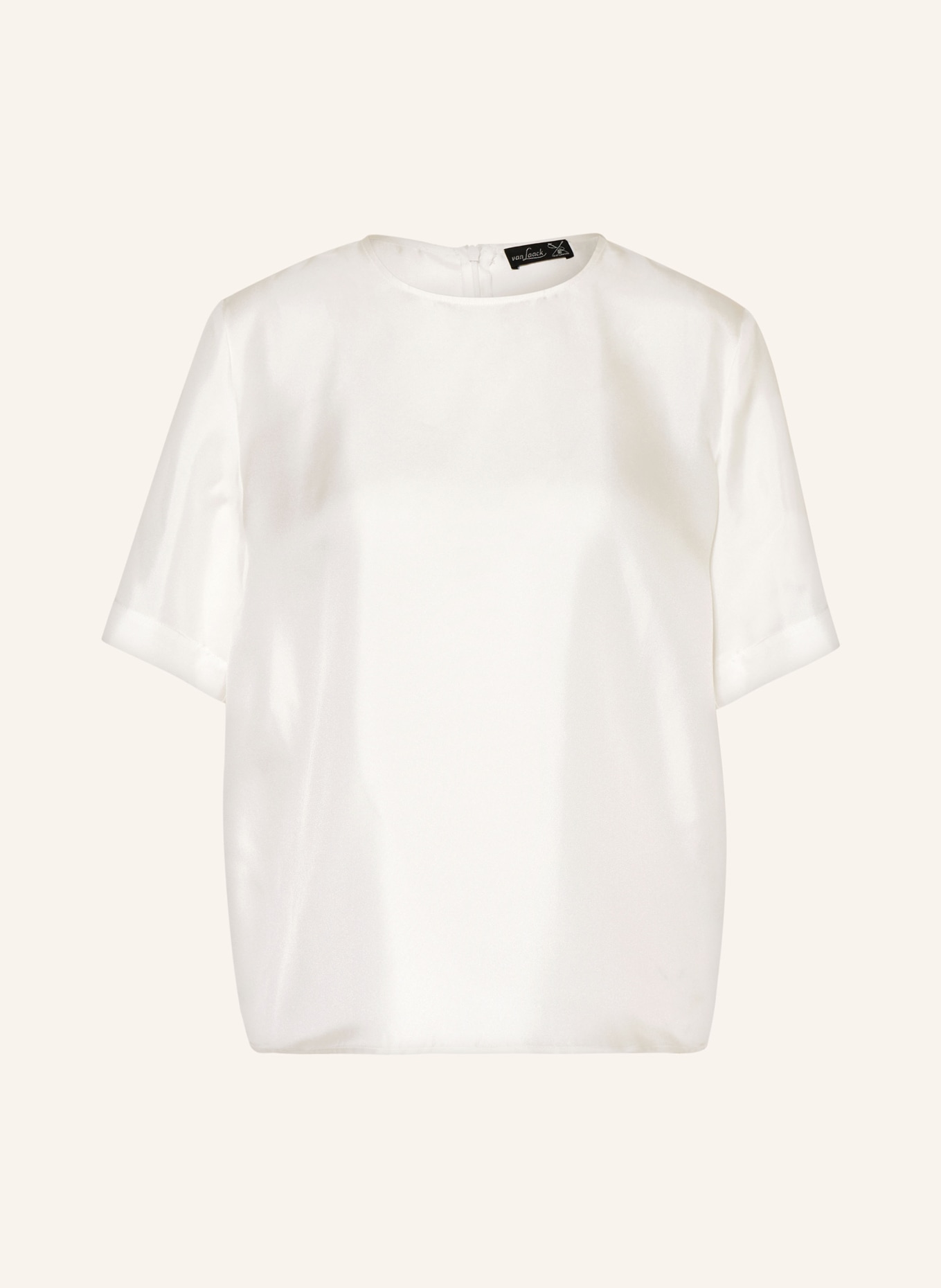 van Laack Shirt blouse TANIMA in silk, Color: WHITE (Image 1)