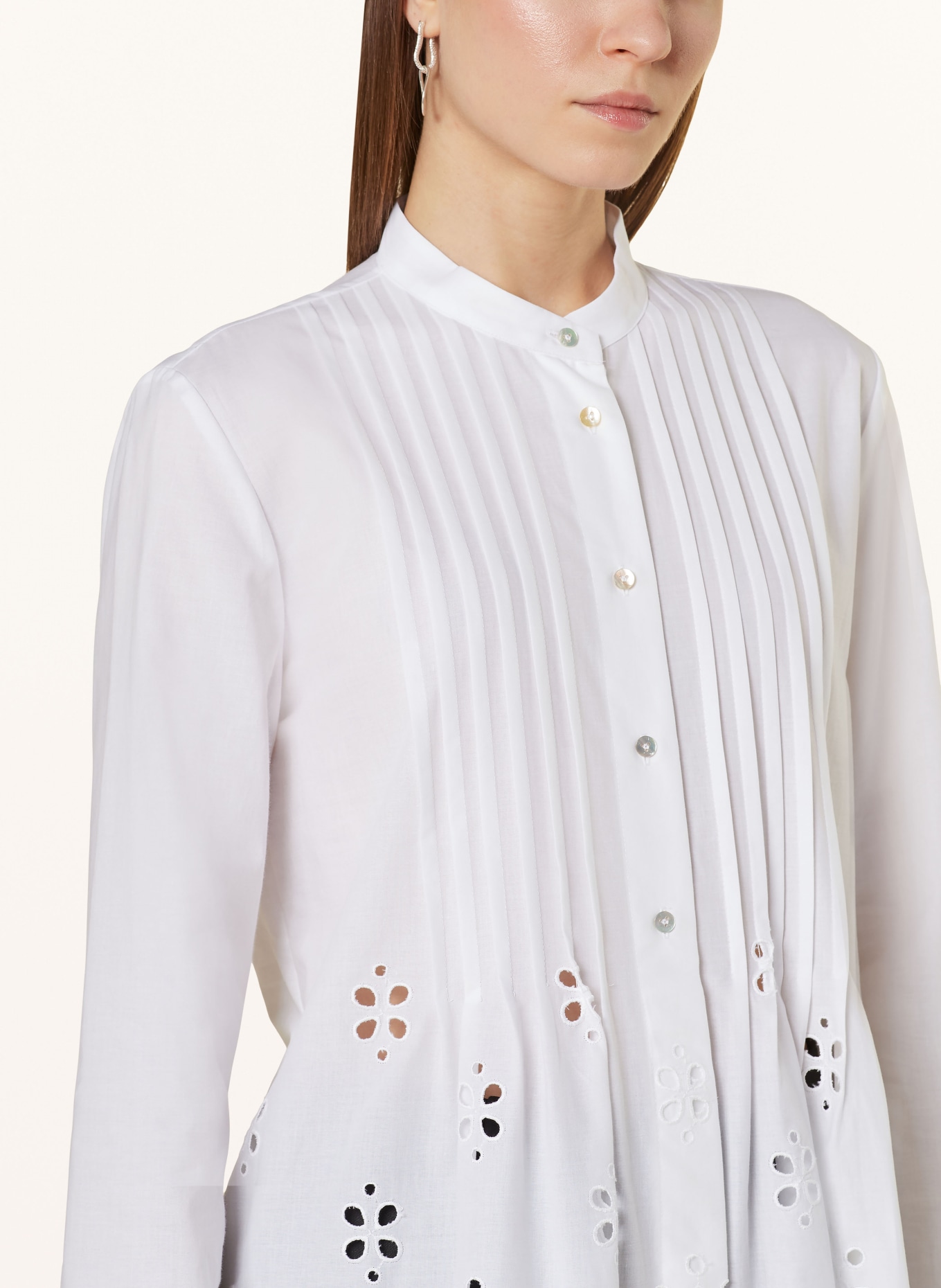 van Laack Dress COREY with lace, Color: WHITE (Image 4)