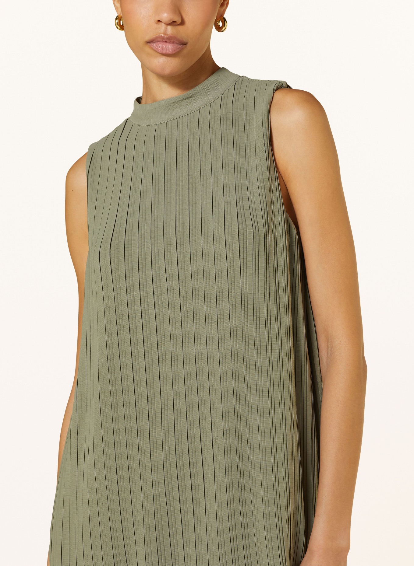RIANI Blouse with pleats, Color: GREEN (Image 4)
