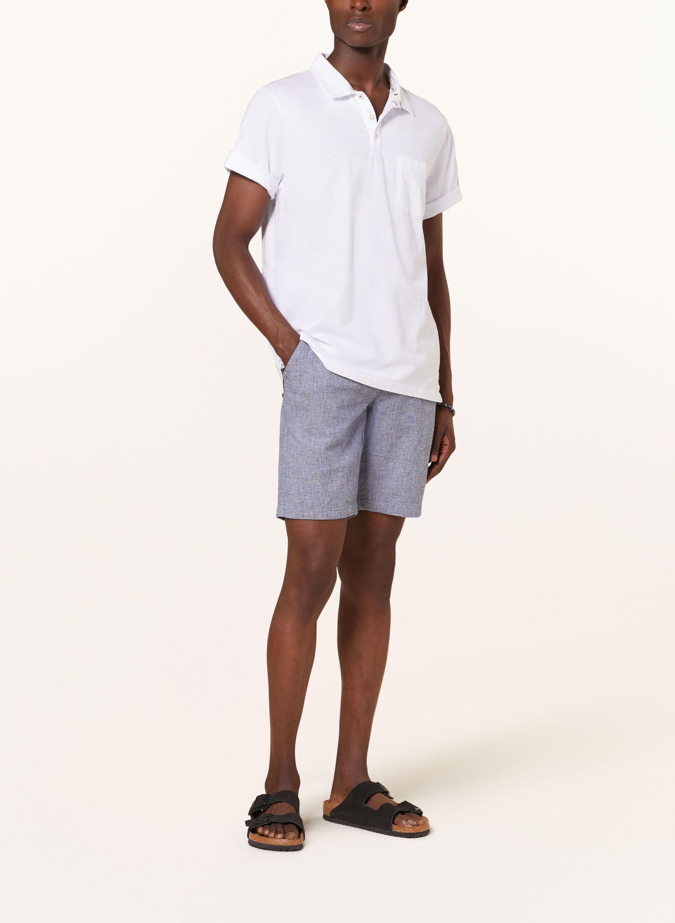 COLOURS & SONS Jersey polo shirt, Color: WHITE (Image 2)