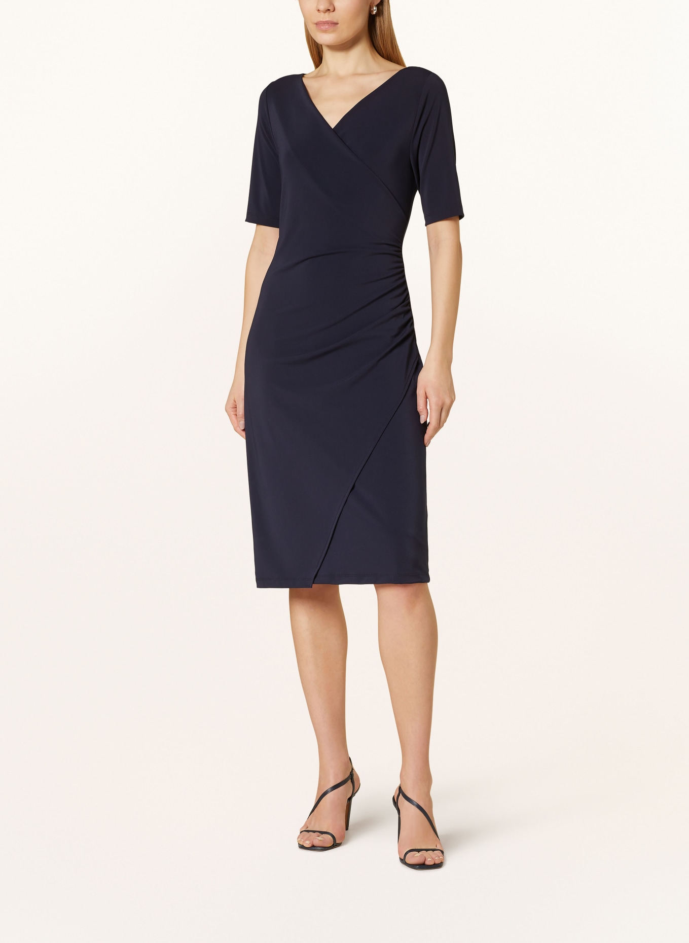 s.Oliver BLACK LABEL Pouzdrové šaty z žerzejového materiálu, Barva: TMAVĚ MODRÁ (Obrázek 2)