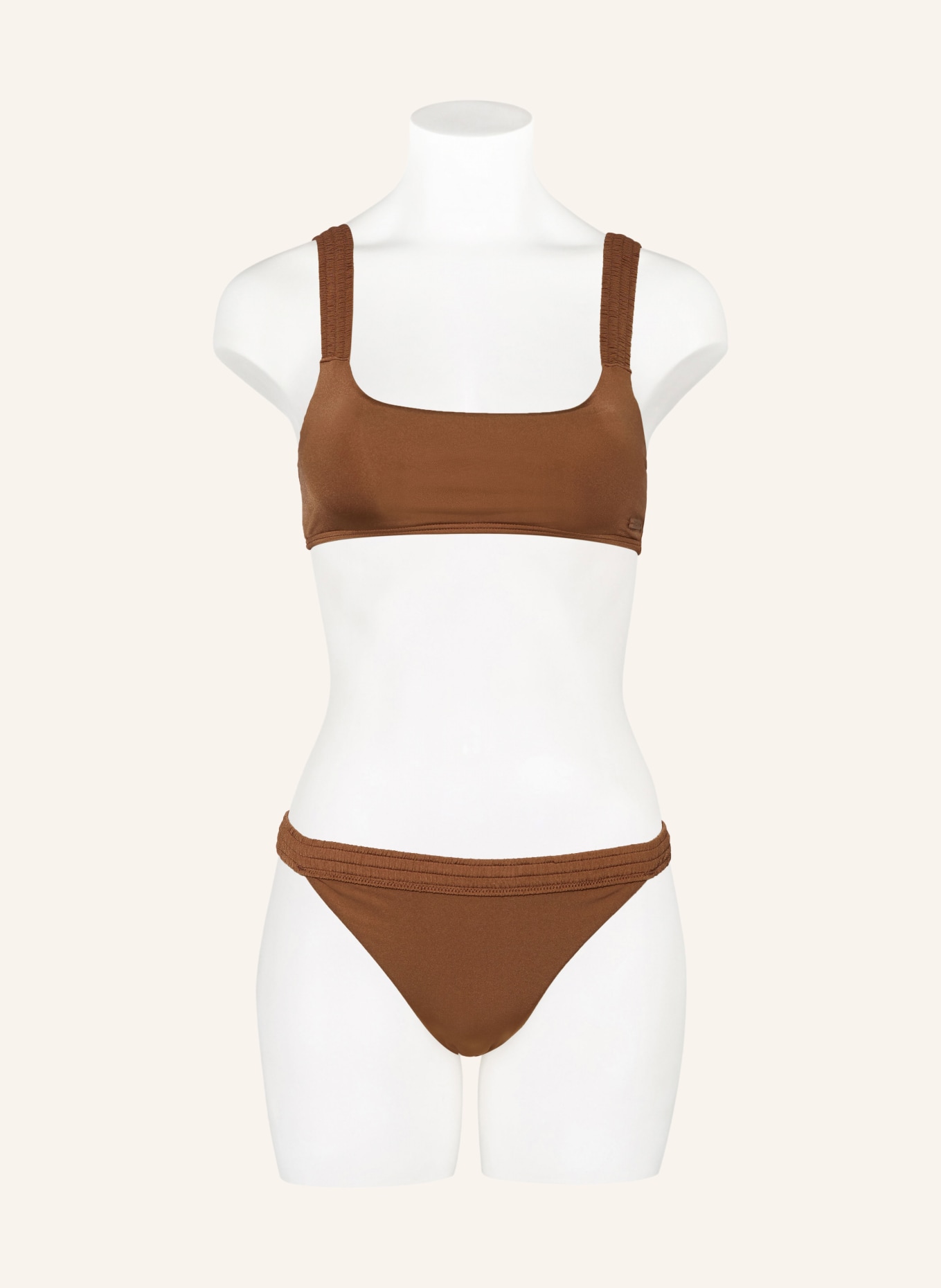 ROXY Basic bikini bottoms SILKY ISLAND, Color: BROWN (Image 2)