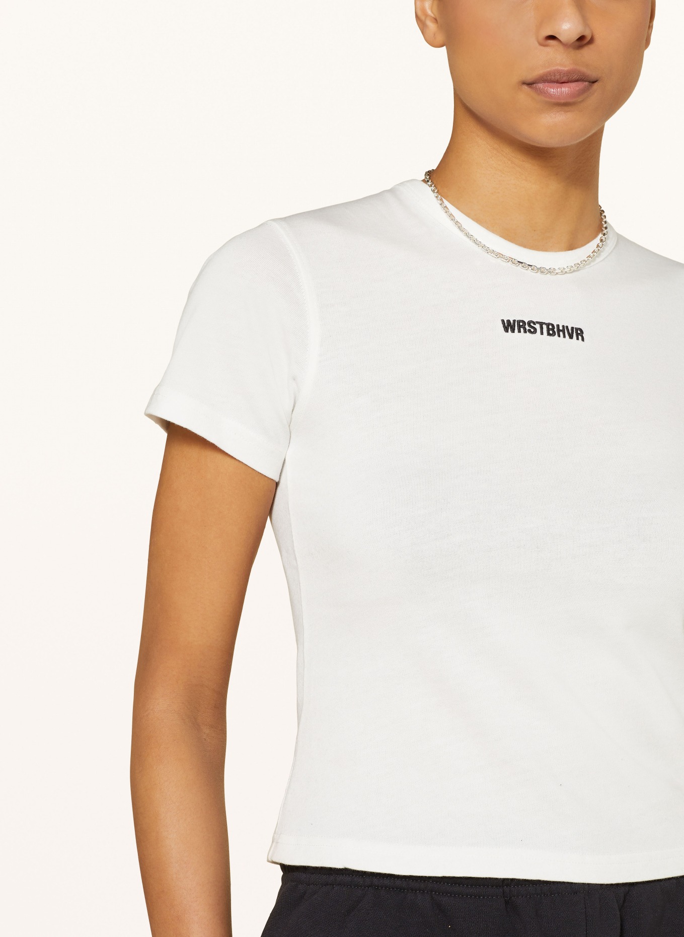 WRSTBHVR T-shirt NADI, Color: WHITE (Image 4)