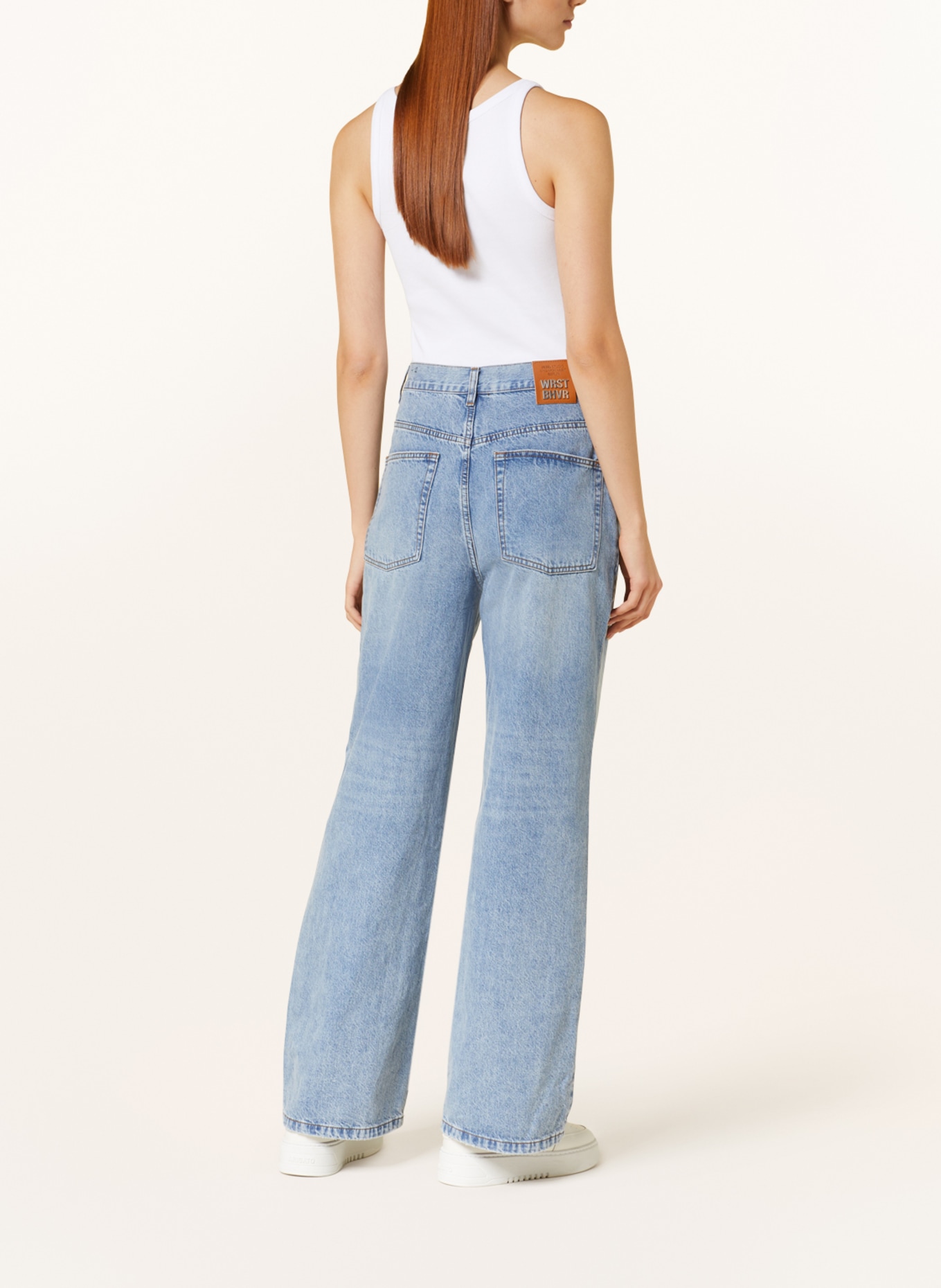 WRSTBHVR Culotte jeans DILANE, Color: 5013 FADED BLUE (Image 3)