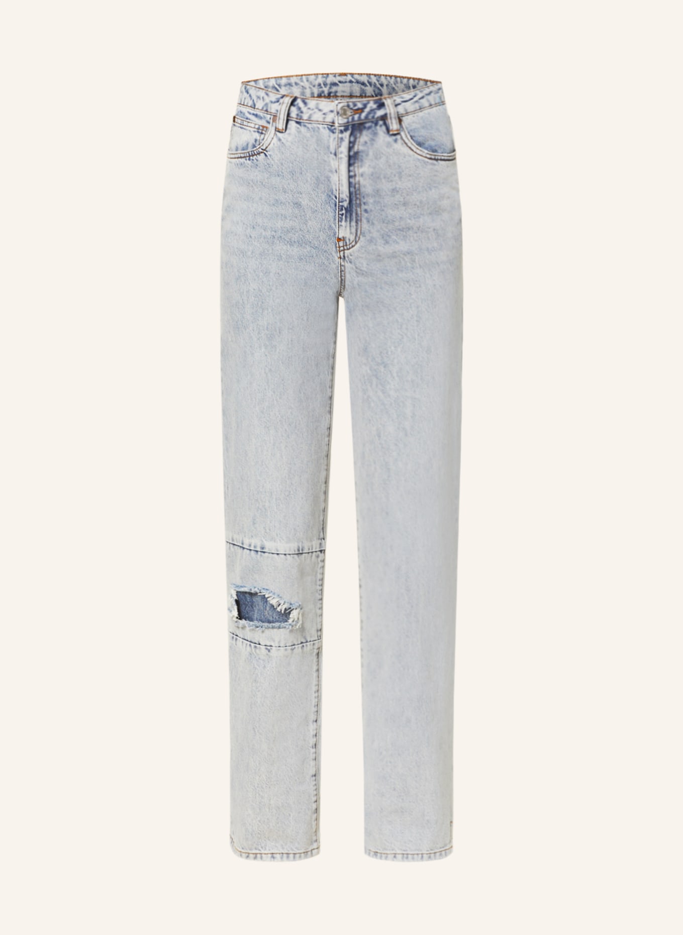 WRSTBHVR Destroyed Jeans SANJA, Color: 5014 FADED BLUE (Image 1)