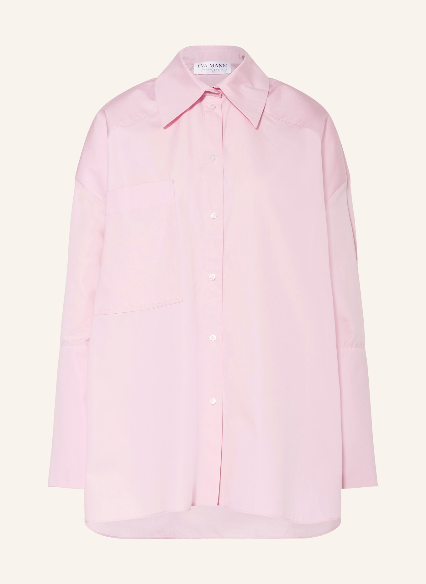 EVA MANN Oversized-Bluse, Farbe: ROSA (Bild 1)