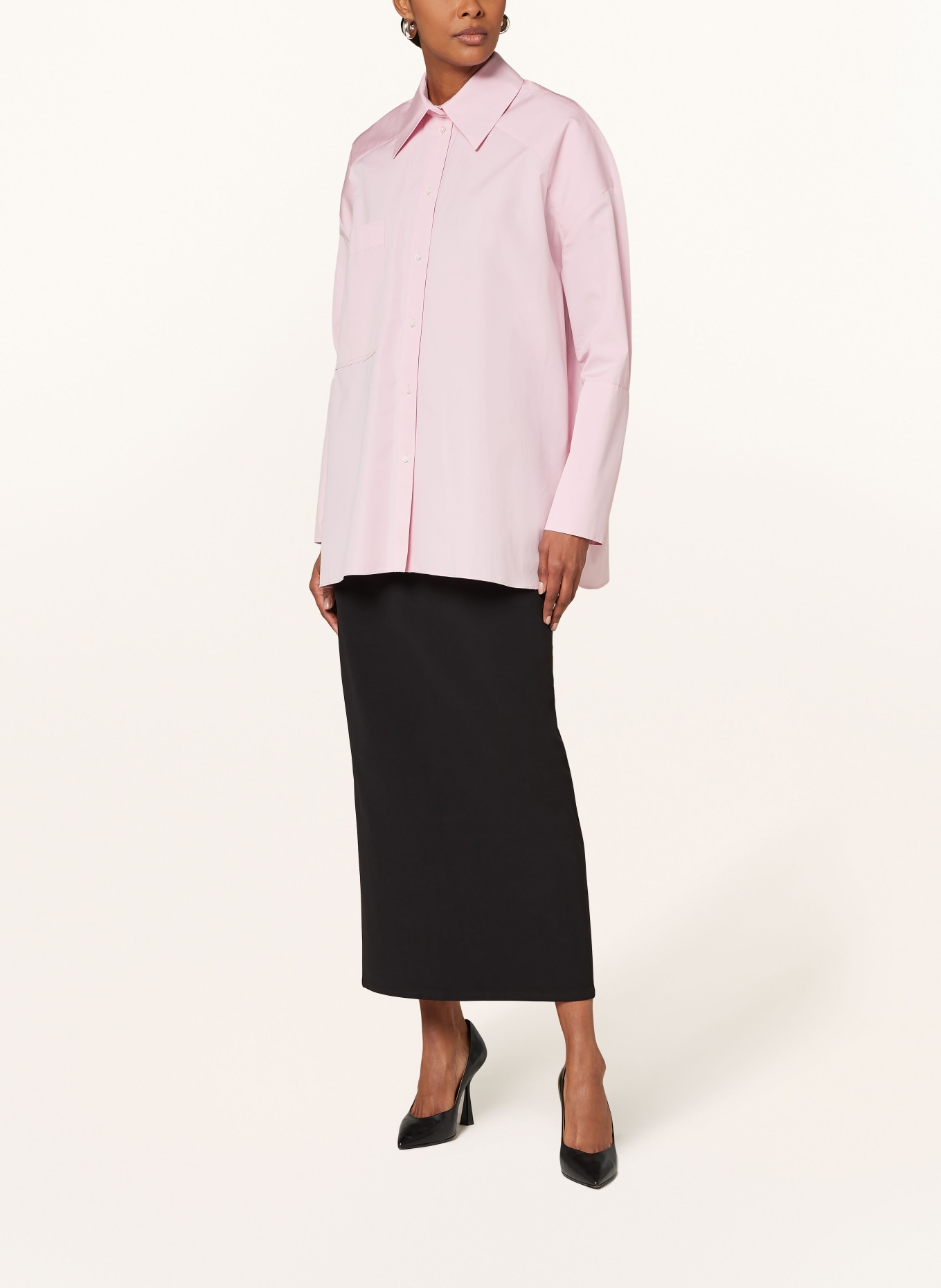 EVA MANN Oversized-Bluse, Farbe: ROSA (Bild 2)